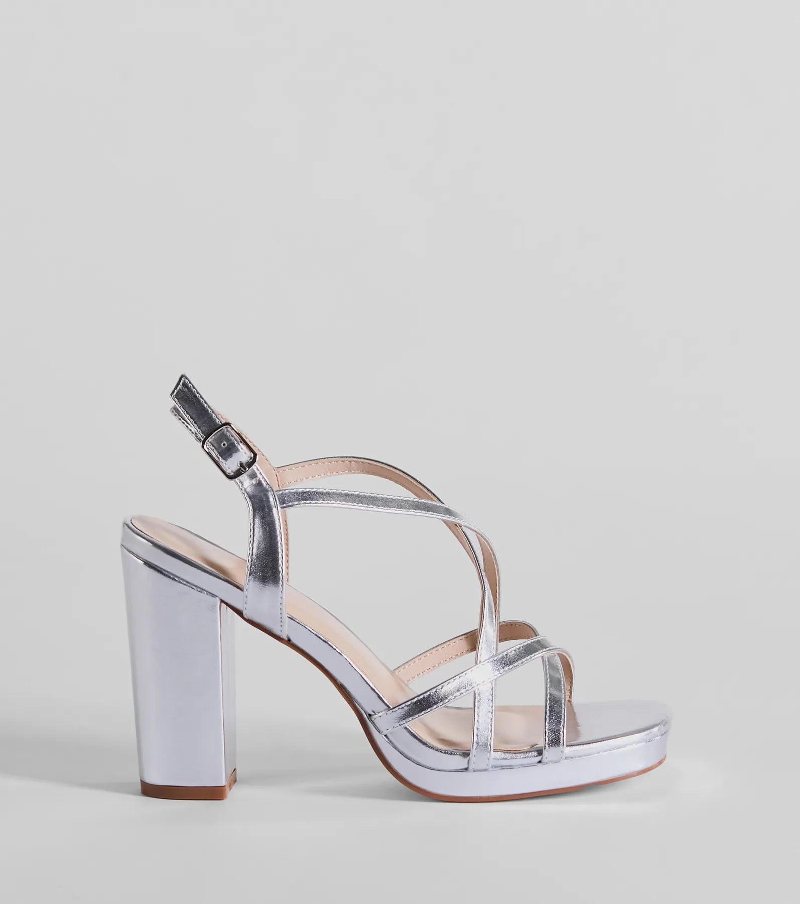 Always Slaying Strappy Platform Heels - Image 7
