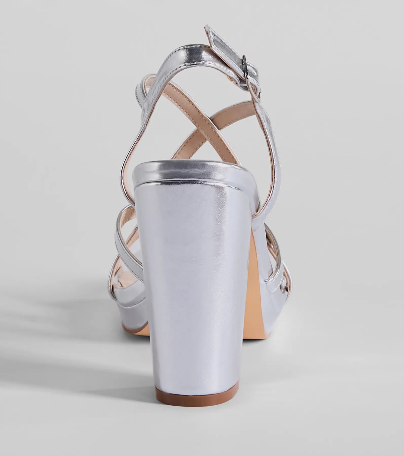 Always Slaying Strappy Platform Heels - Image 8