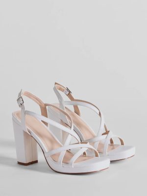 Always Slaying Strappy Platform Heels
