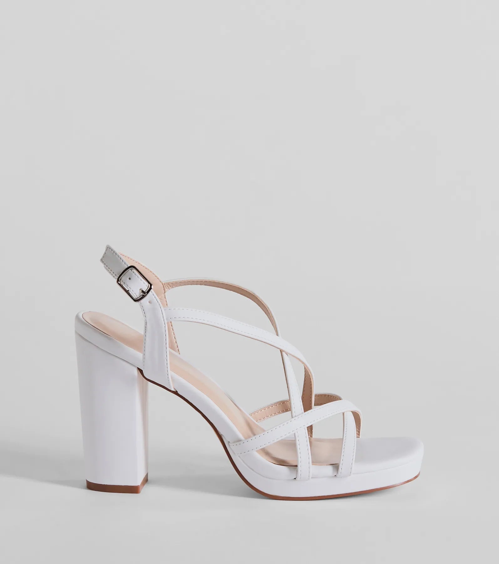 Always Slaying Strappy Platform Heels - Image 2