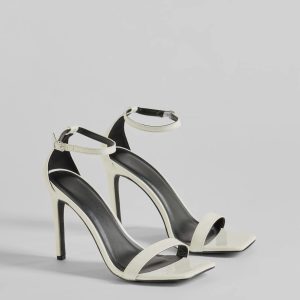 Style Pop Patent Faux Leather Stiletto Heels