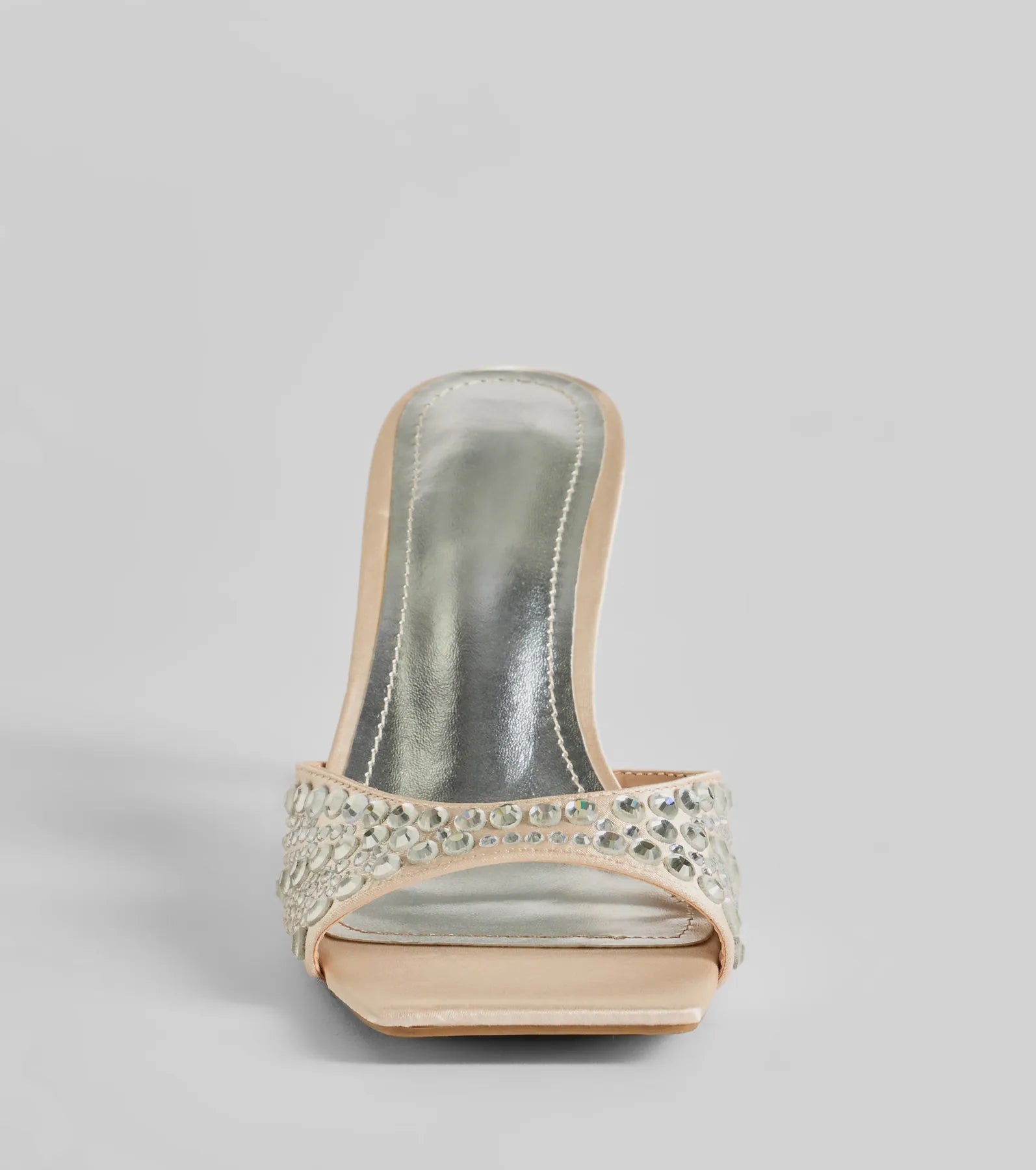 All About Glam Rhinestone Satin Stiletto Heels - Image 7