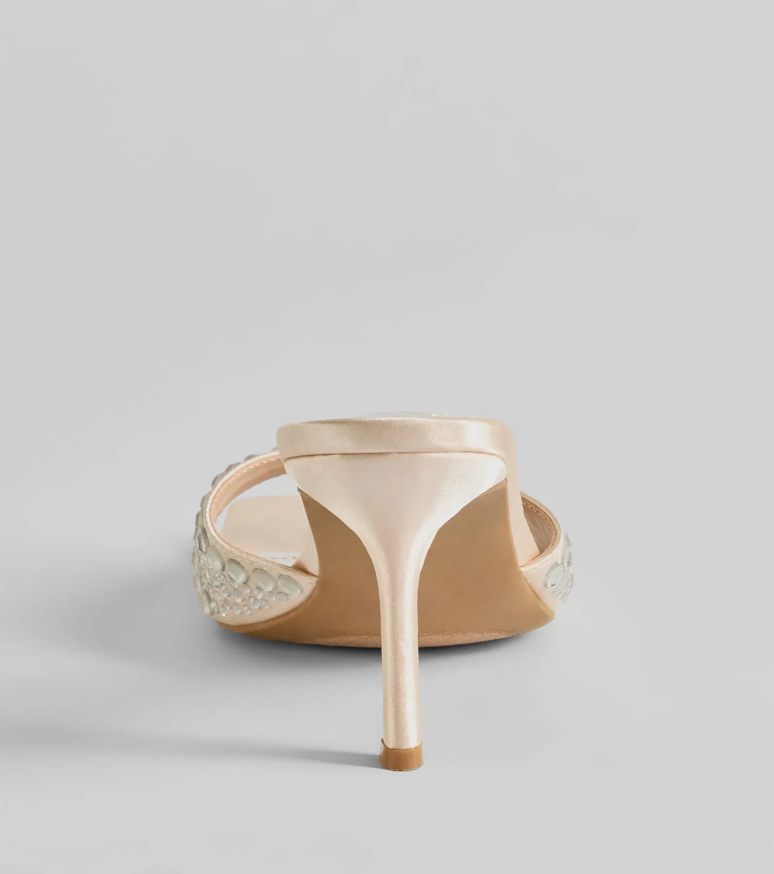 All About Glam Rhinestone Satin Stiletto Heels - Image 8