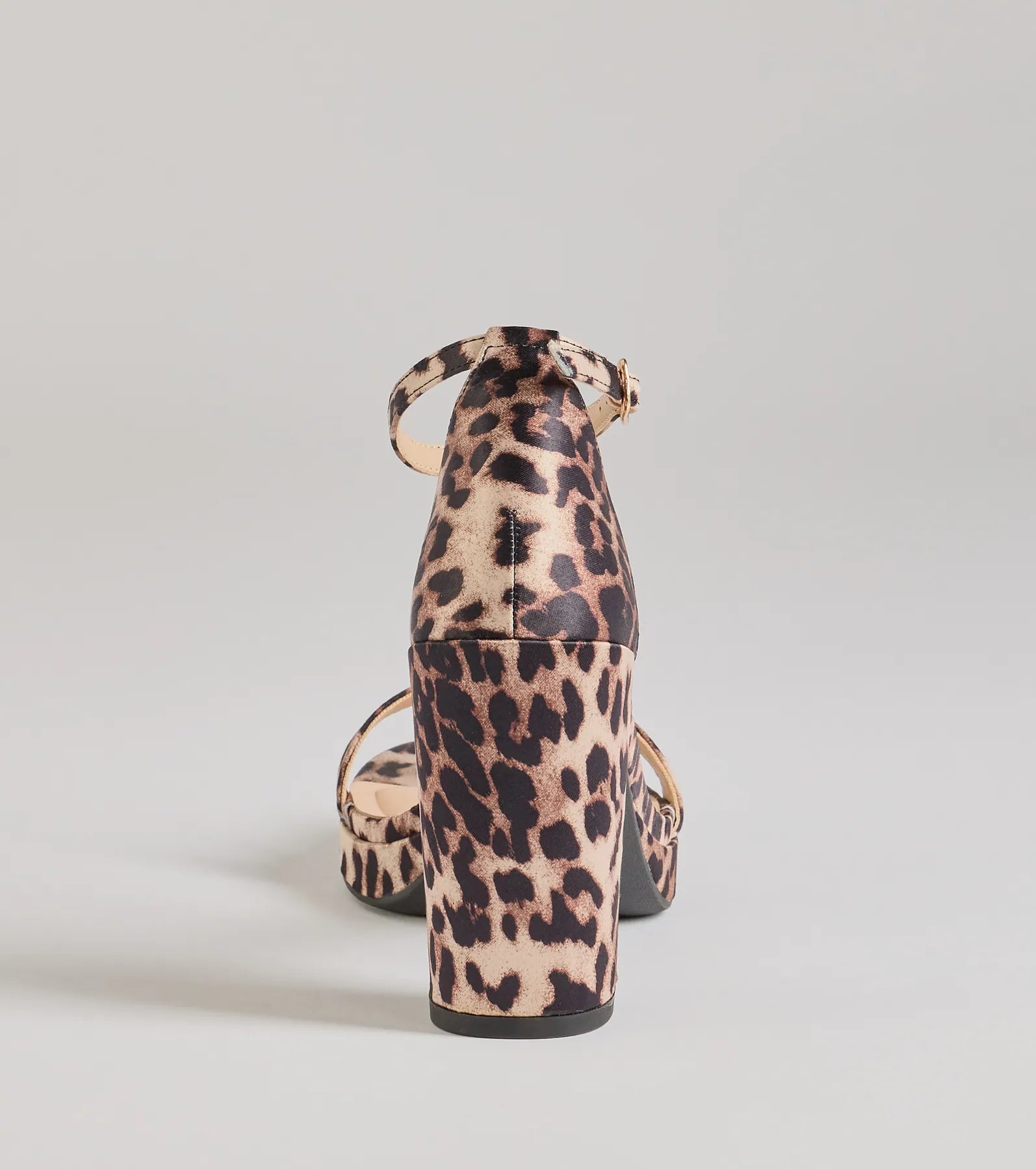 Untamed Glam Leopard Print Block Heels - Image 4