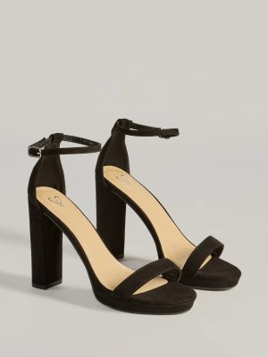 Stylishly Elevated Platform Block Heels