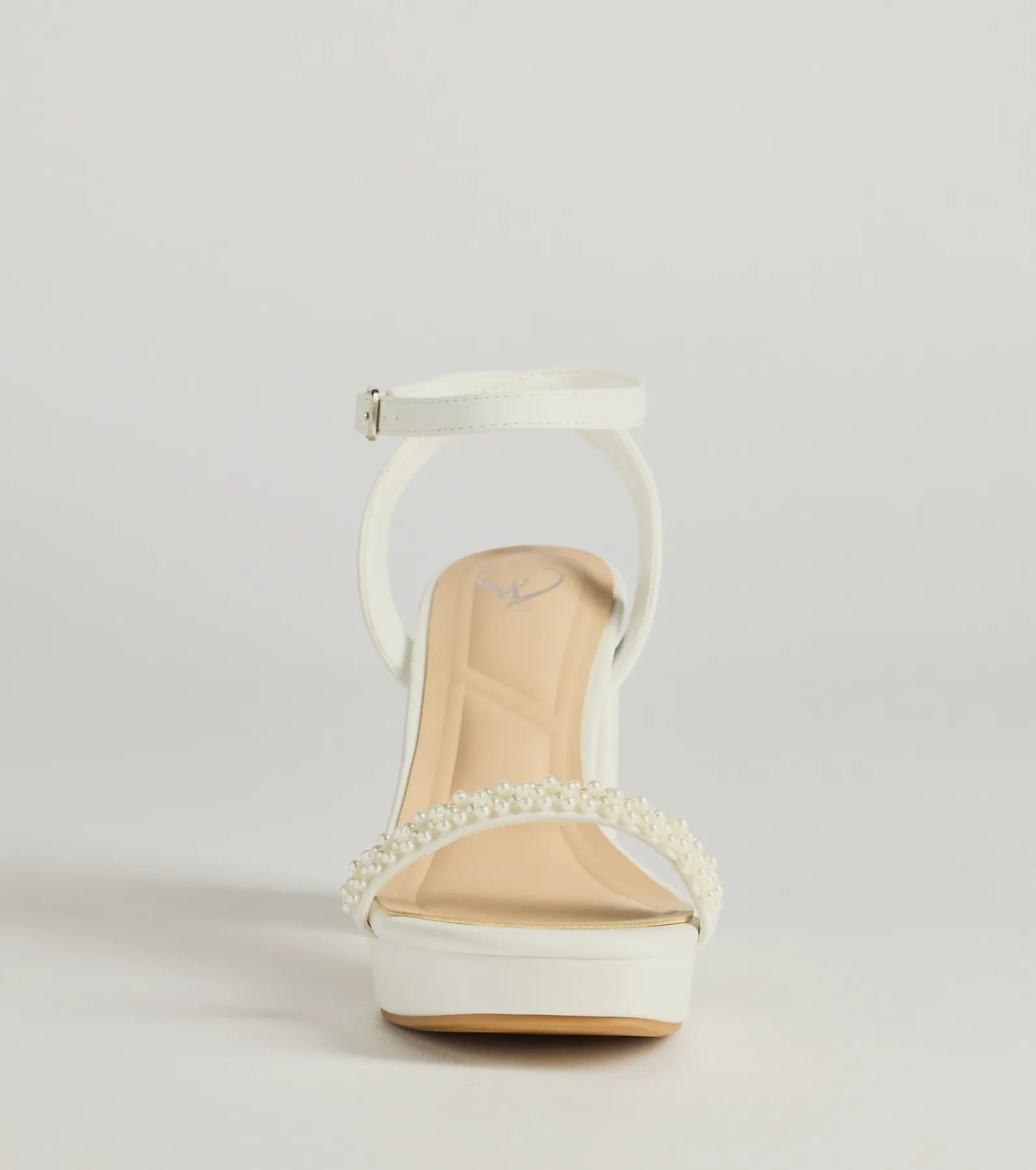 Another Status Faux Pearl Platform Heels - Image 3