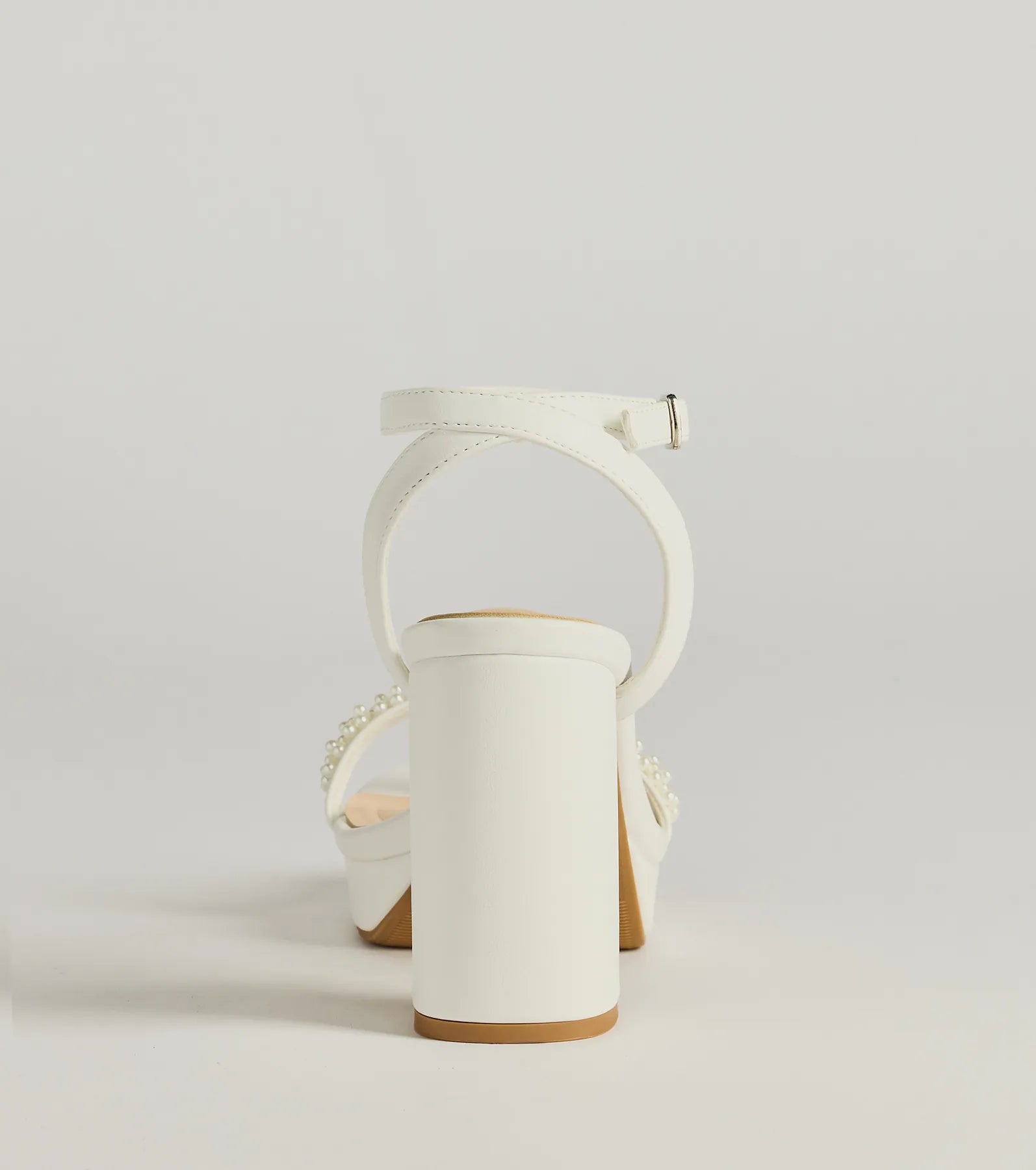 Another Status Faux Pearl Platform Heels - Image 4