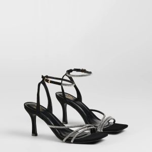 So Icy Rhinestone Kitten Stiletto Heels