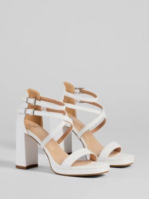 Stylish Steps Strappy Platform Heels