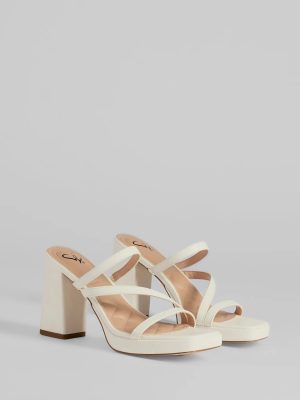 Party Ready Strappy Platform Block Heels