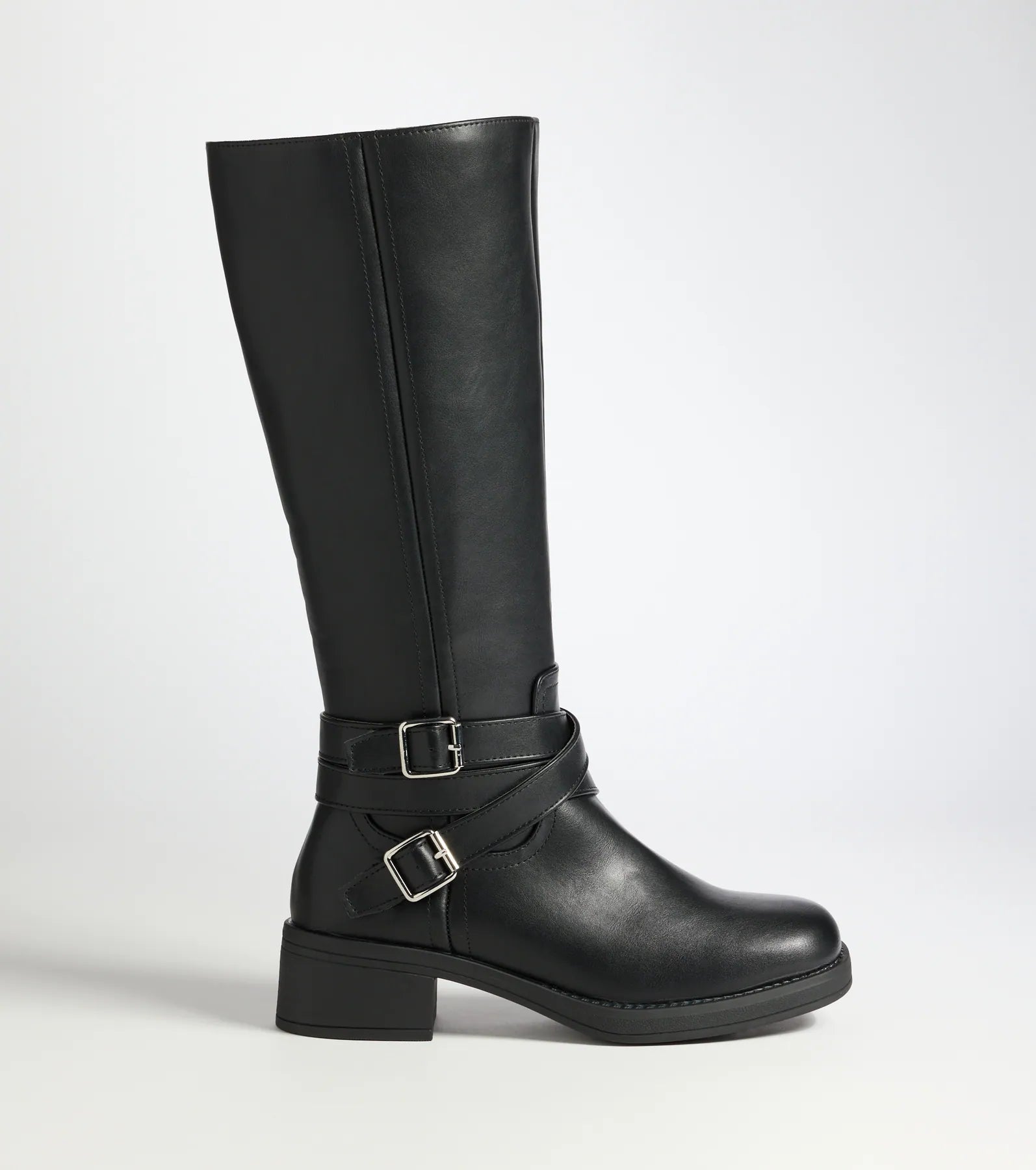 Effortlessly Edgy Under-The-Knee Boots - Image 7