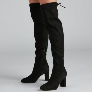 Classic Chic Faux Suede Boots
