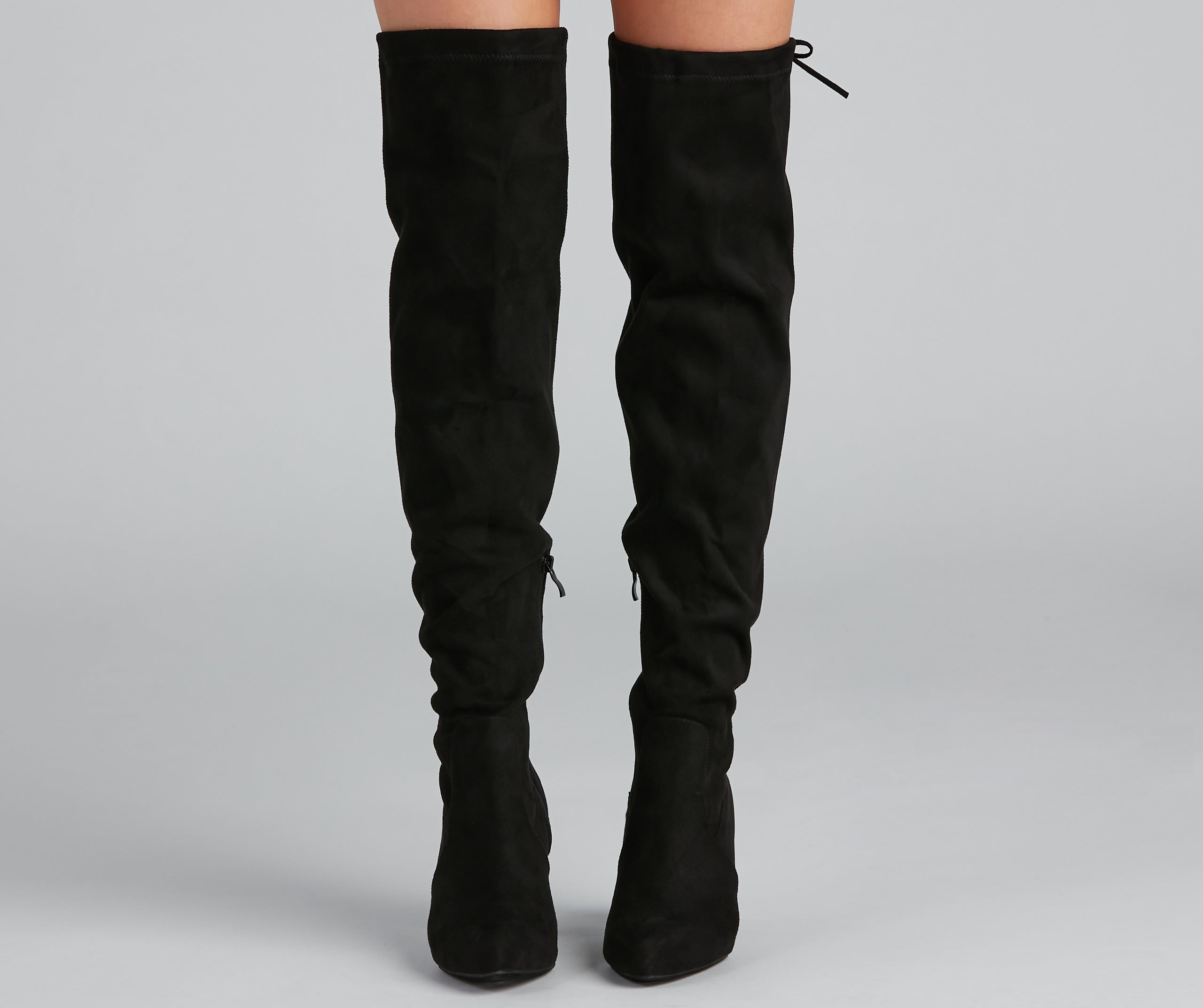 Classic Chic Faux Suede Boots - Image 2