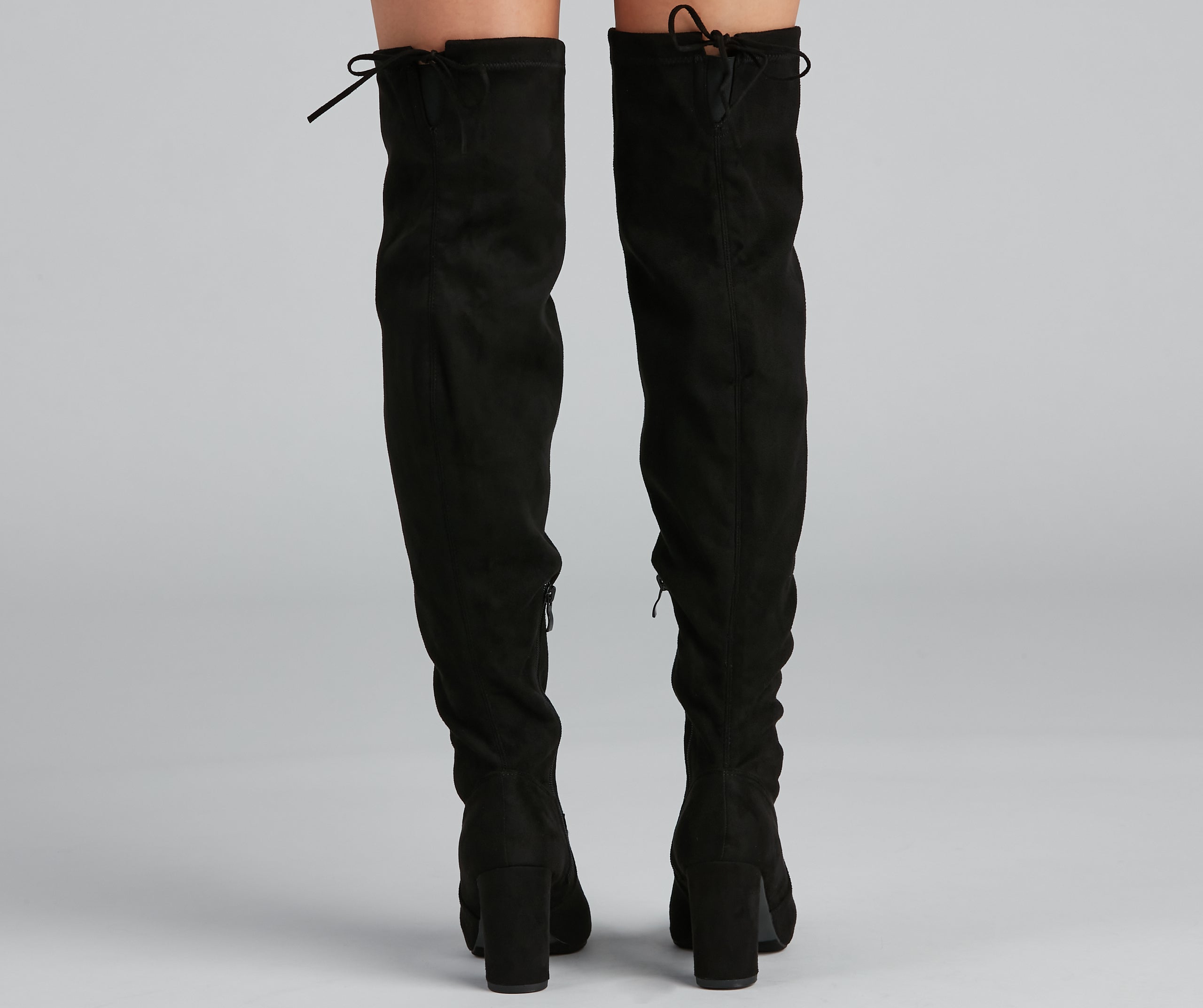 Classic Chic Faux Suede Boots - Image 4