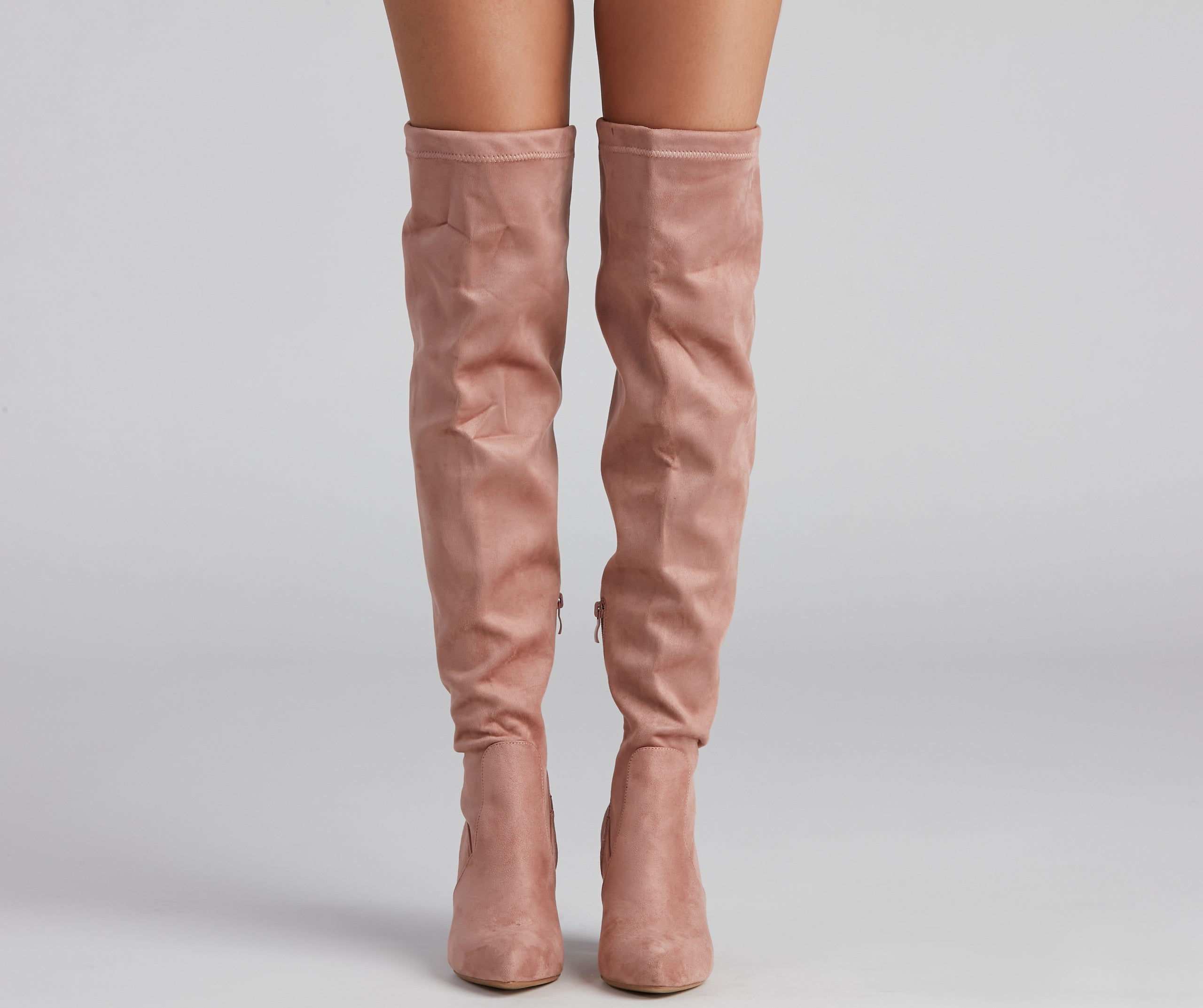 Classic Chic Faux Suede Boots - Image 10