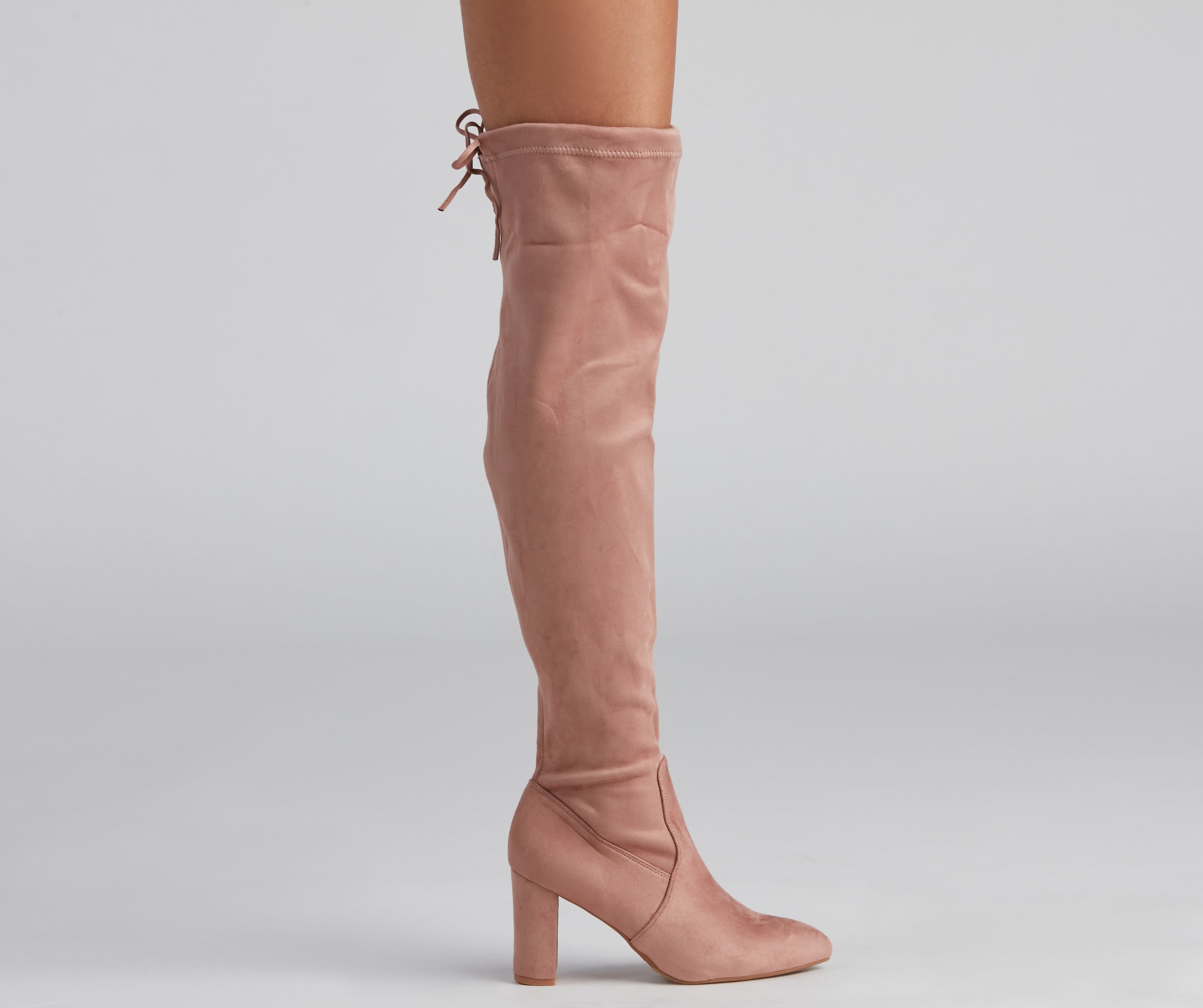 Classic Chic Faux Suede Boots - Image 11