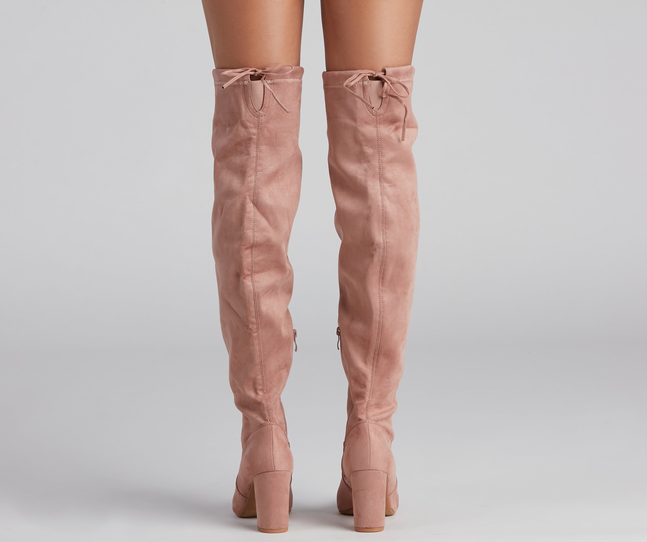 Classic Chic Faux Suede Boots - Image 12