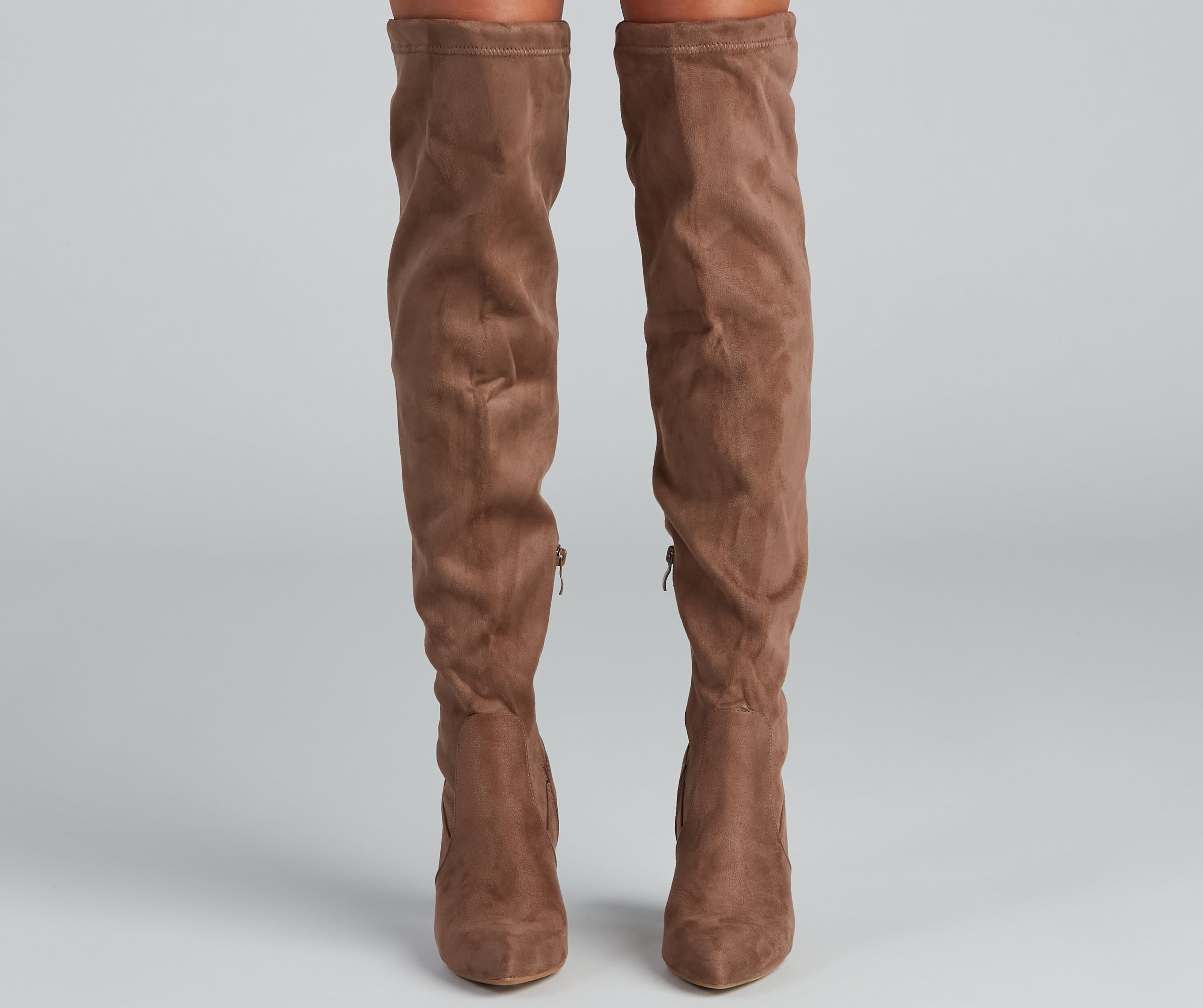 Classic Chic Faux Suede Boots - Image 6