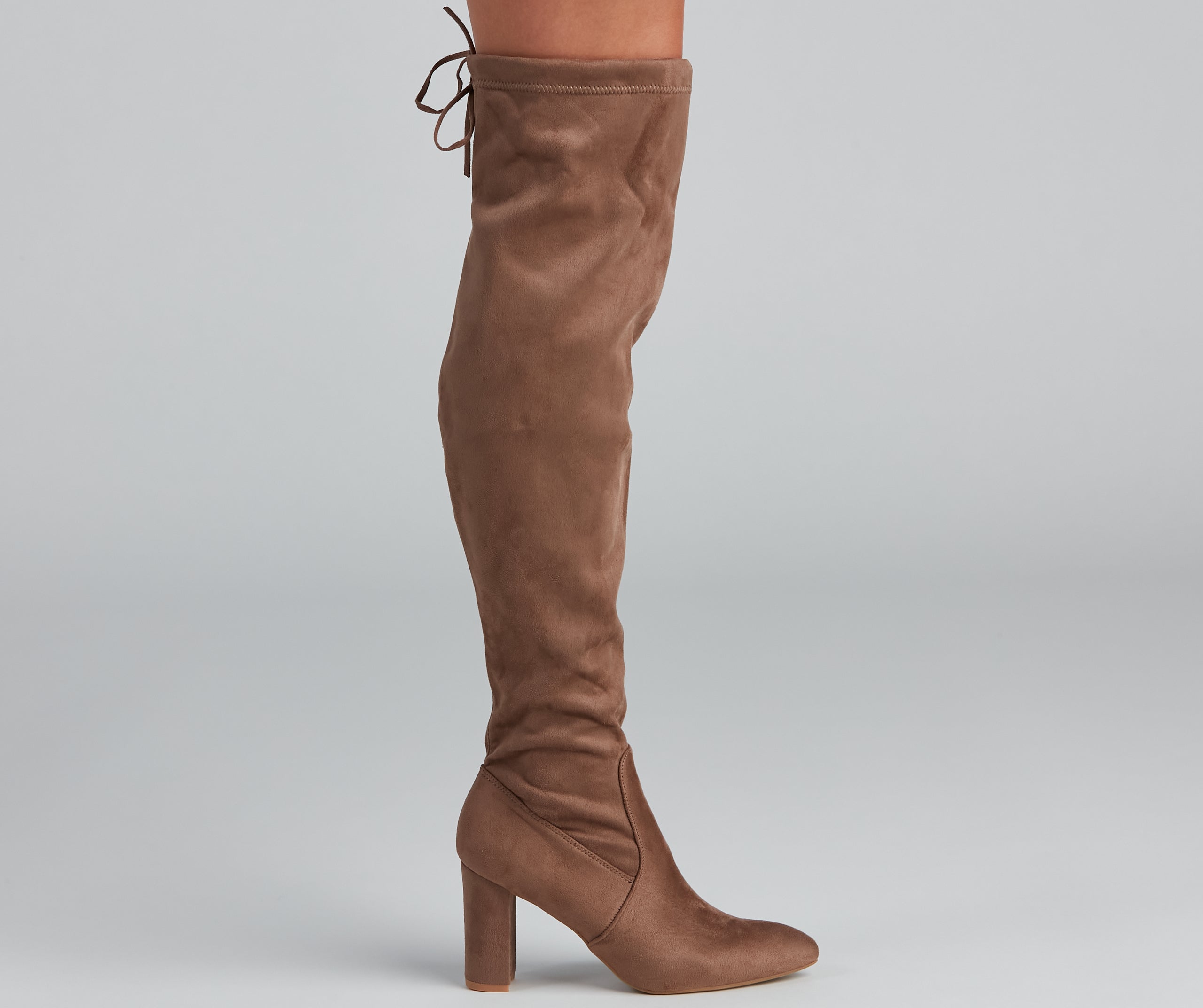 Classic Chic Faux Suede Boots - Image 7