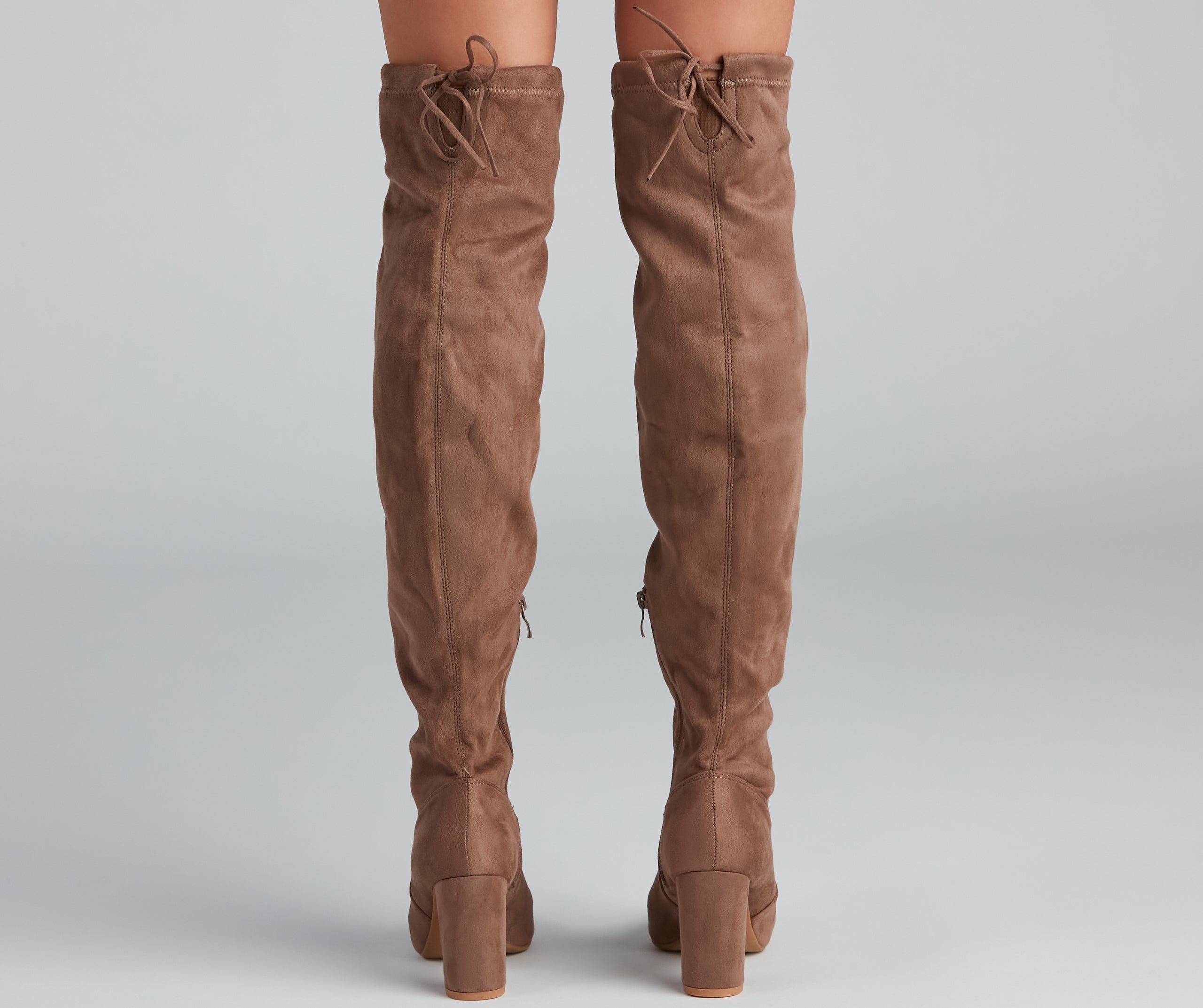 Classic Chic Faux Suede Boots - Image 8