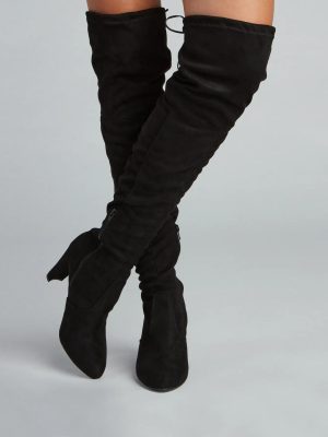 Long Story Short Faux Suede Boots