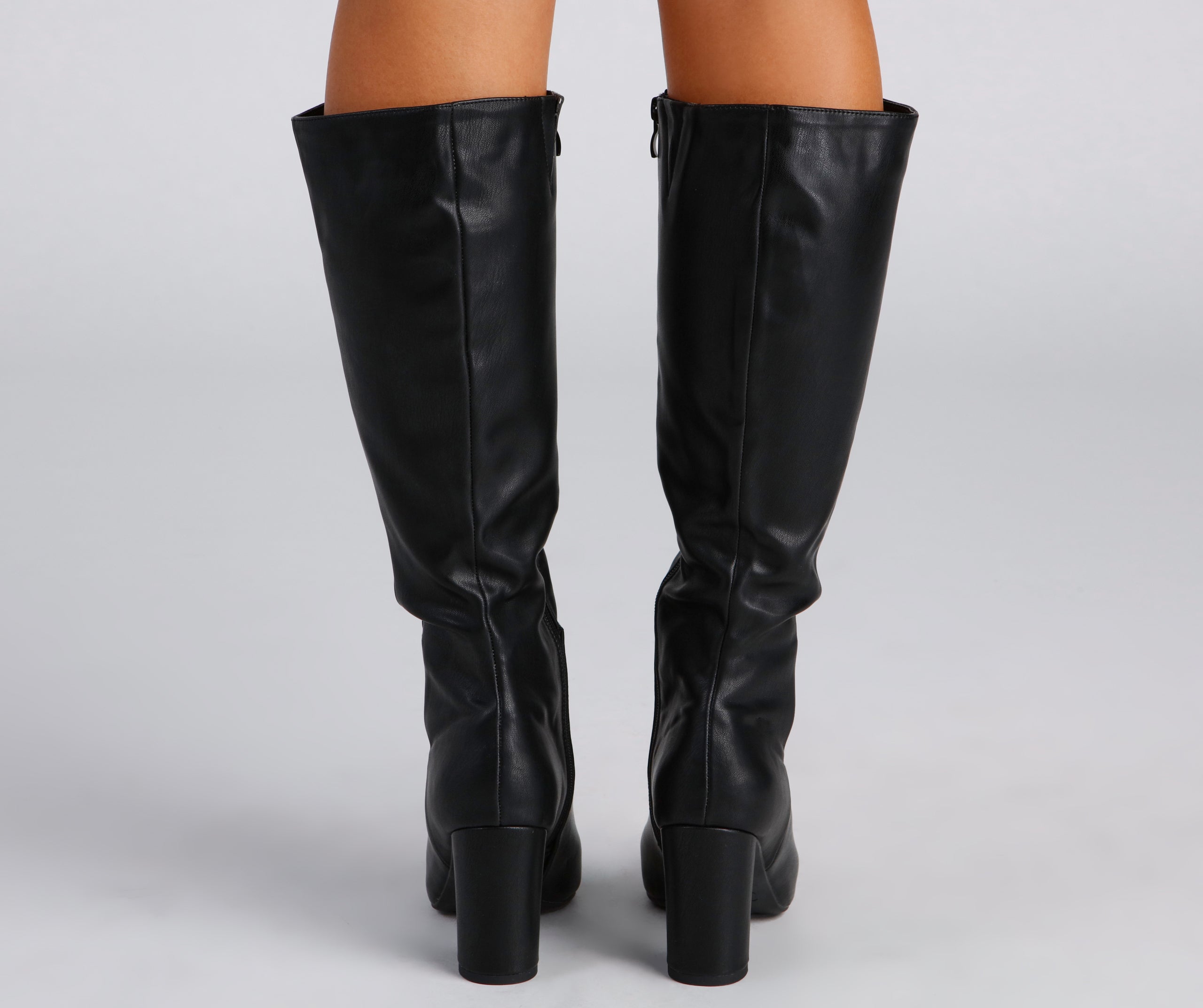 Sleek And Trendy Below-The-Knee Boots - Image 4