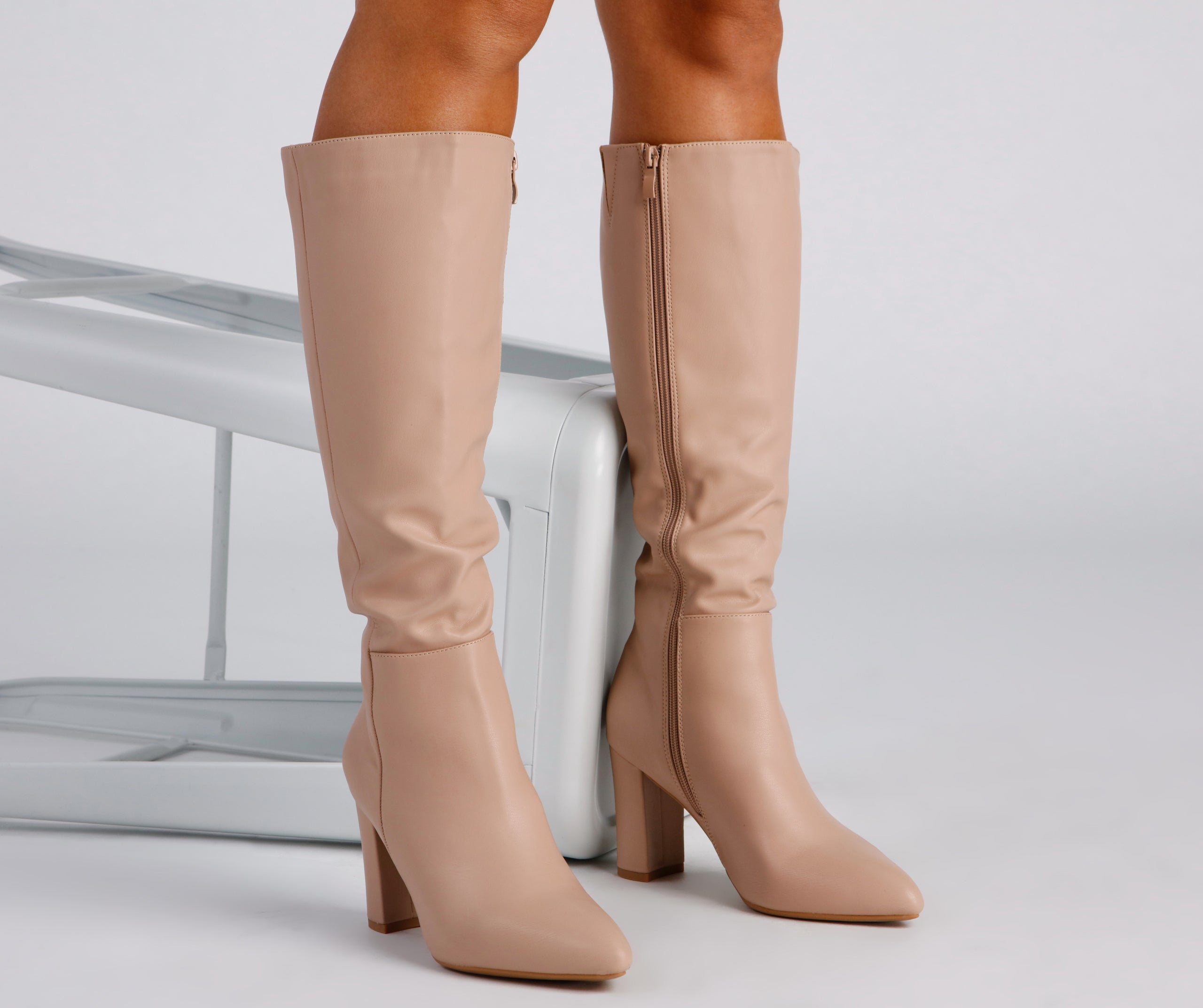 Sleek And Trendy Below-The-Knee Boots - Image 5