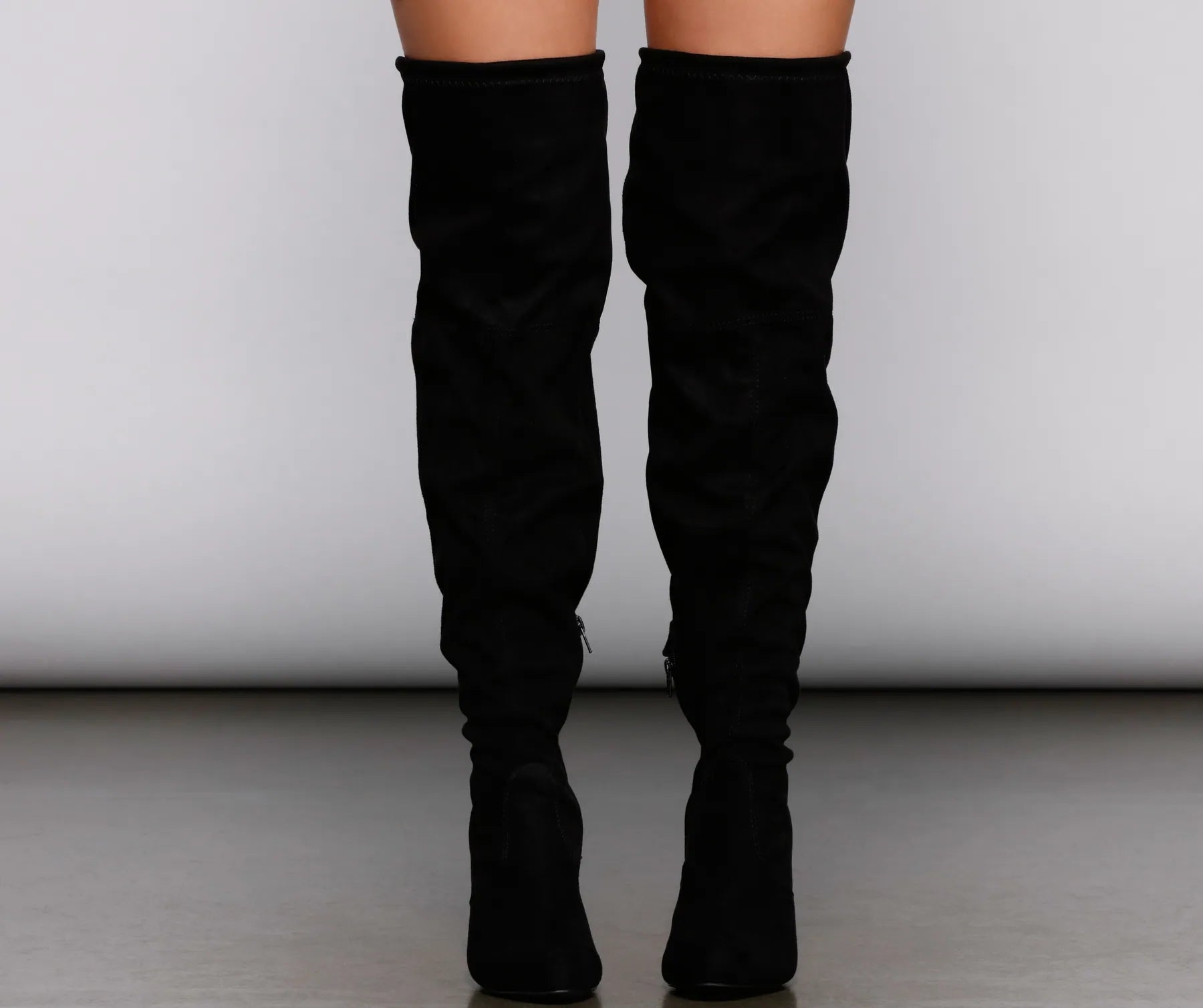 Slay the Day Faux Suede Wide-Fit Boots - Image 2