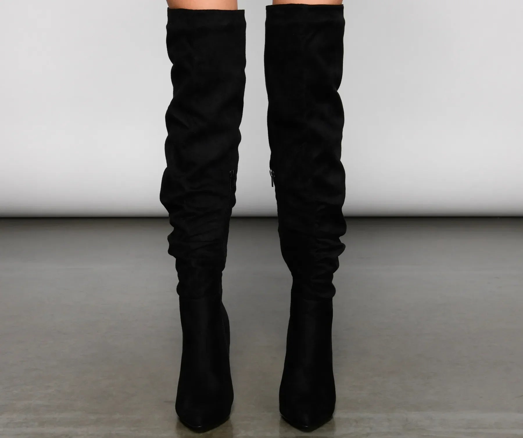 Run This Town Lace-Up Scrunched Boots - Image 2