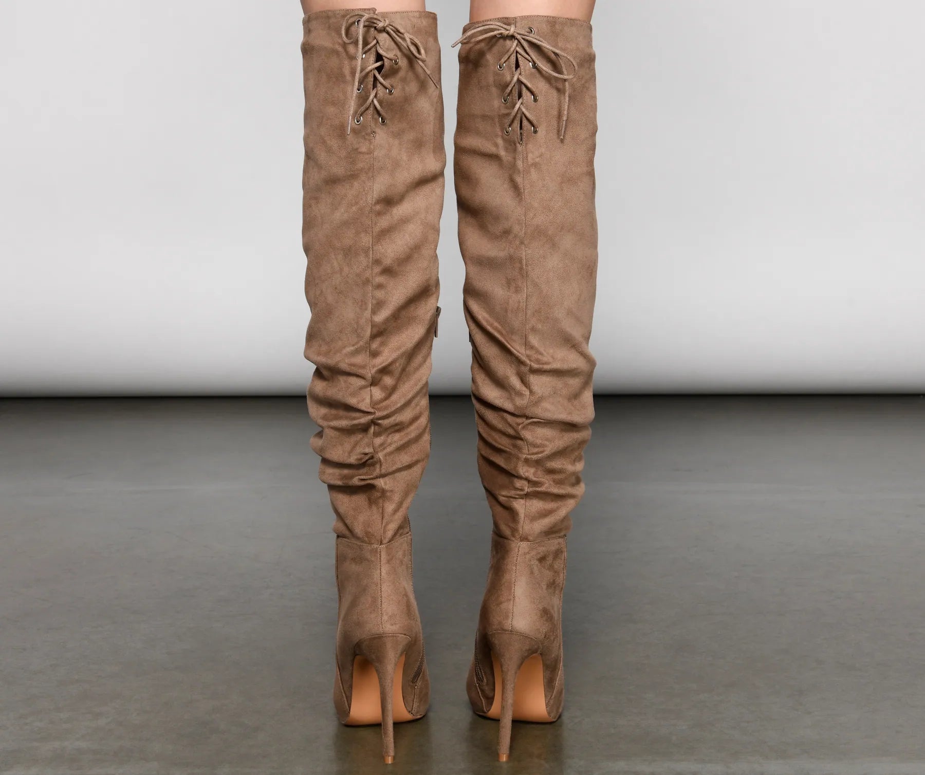 Run This Town Lace-Up Scrunched Boots - Image 15