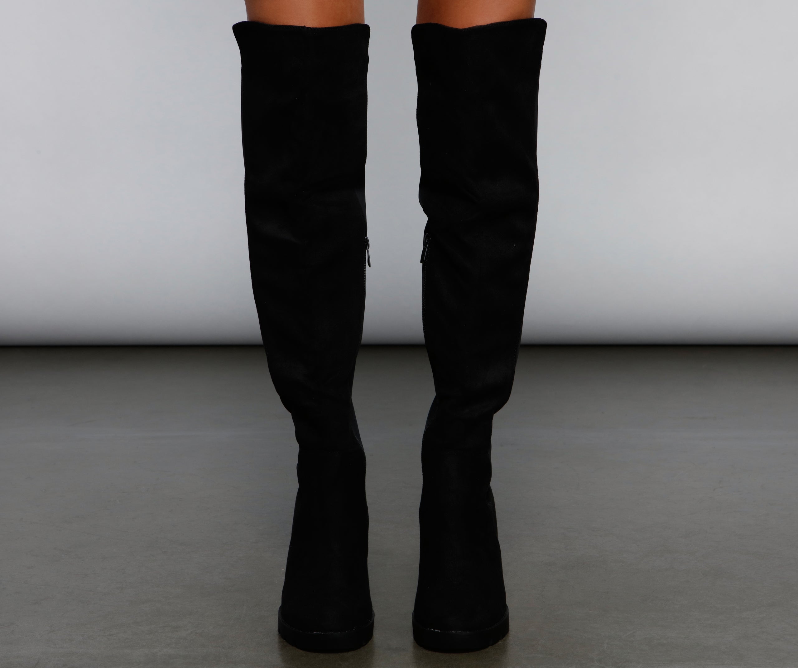 Trendsetter Knee-High Lug Boots - Image 2