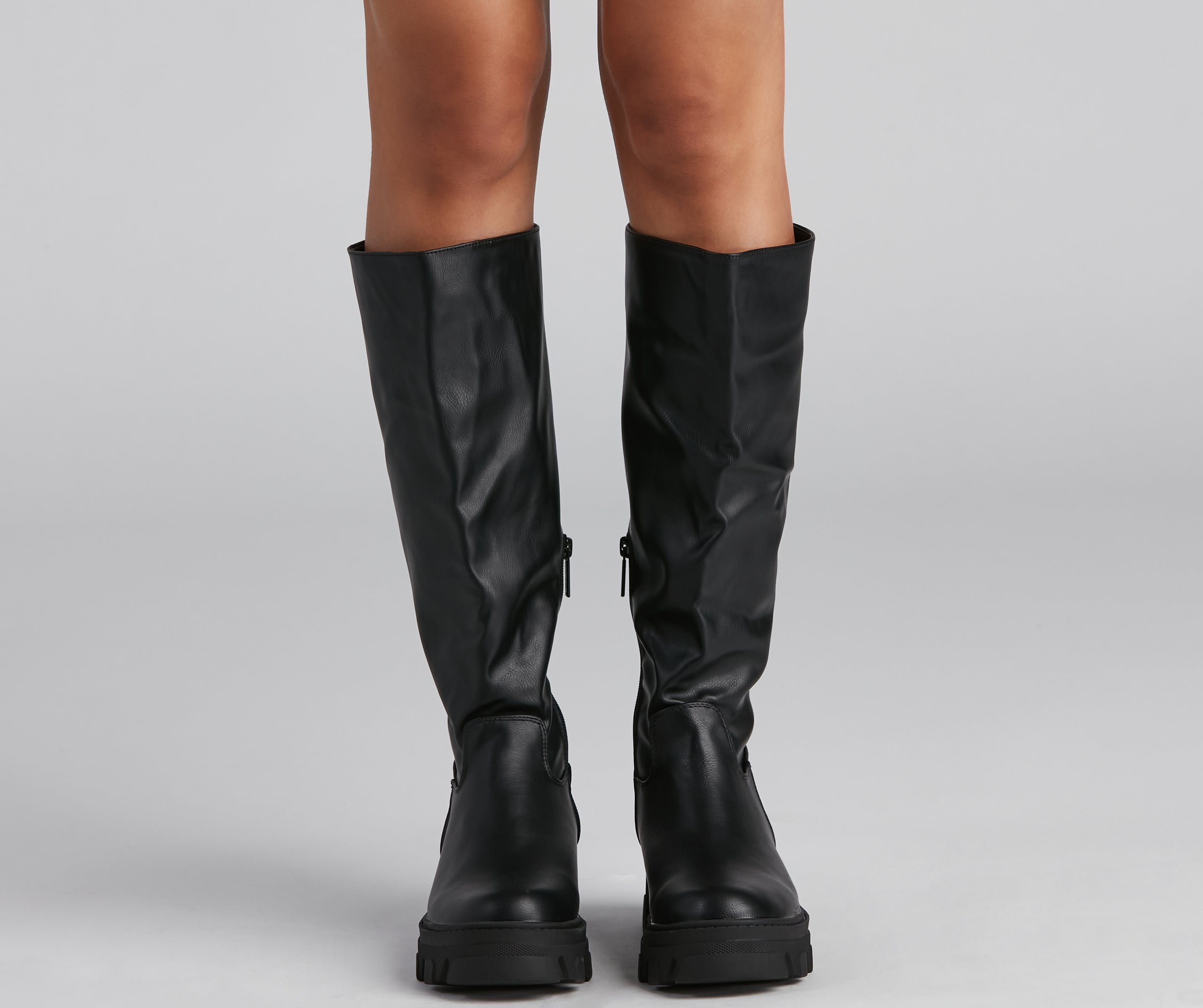 Rugged Chic Lug Sole Boots - Image 2