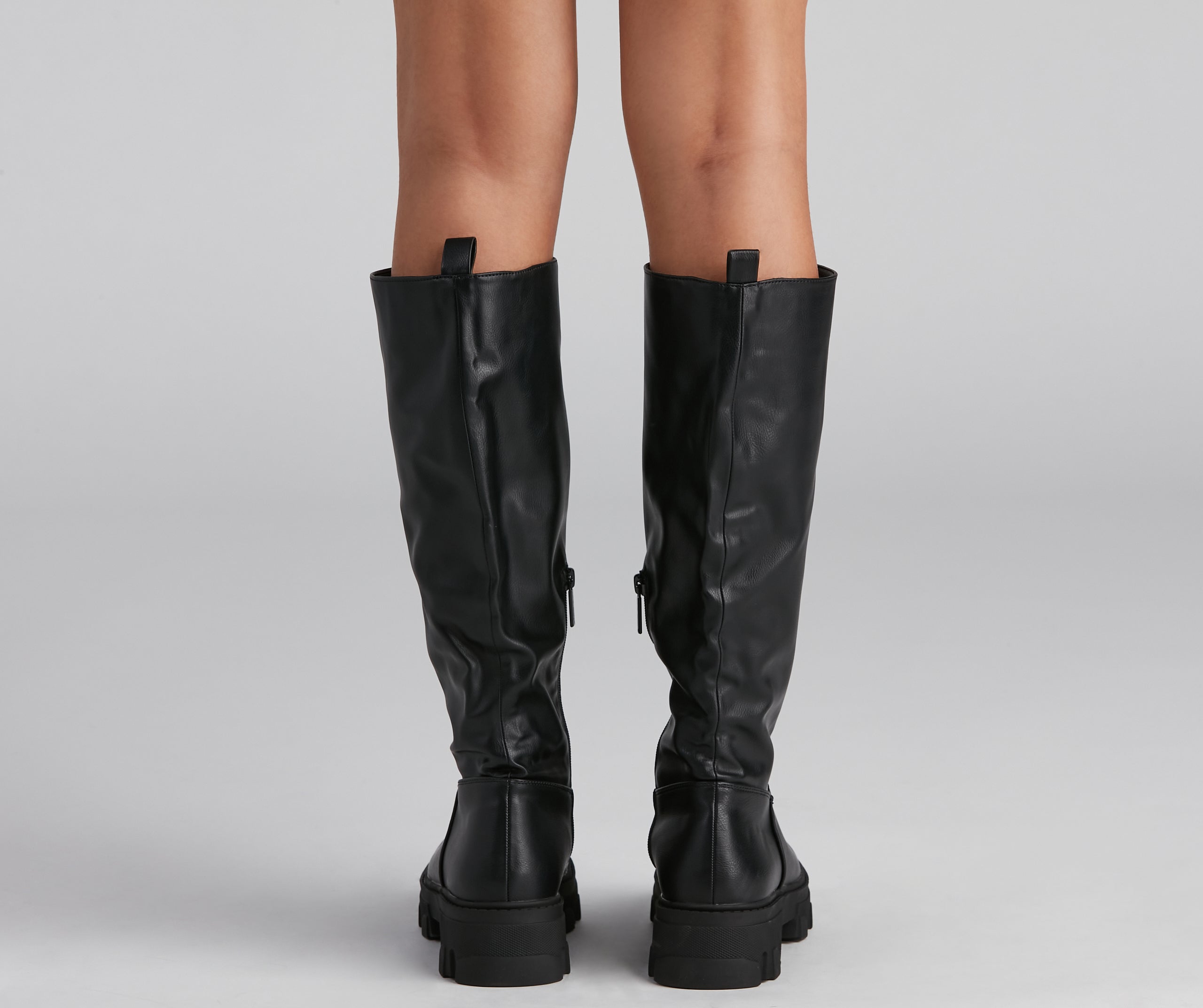 Rugged Chic Lug Sole Boots - Image 3