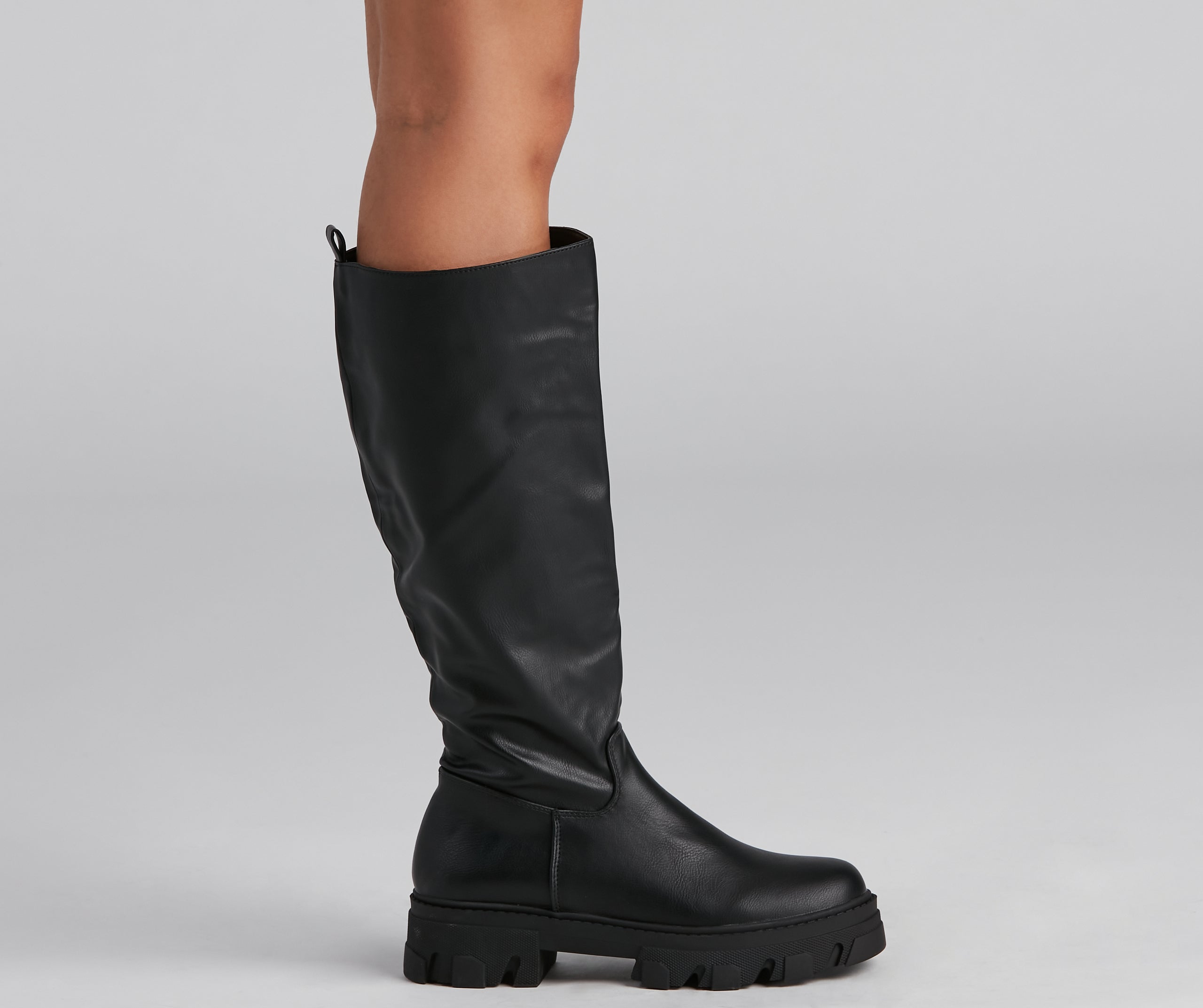Rugged Chic Lug Sole Boots - Image 4
