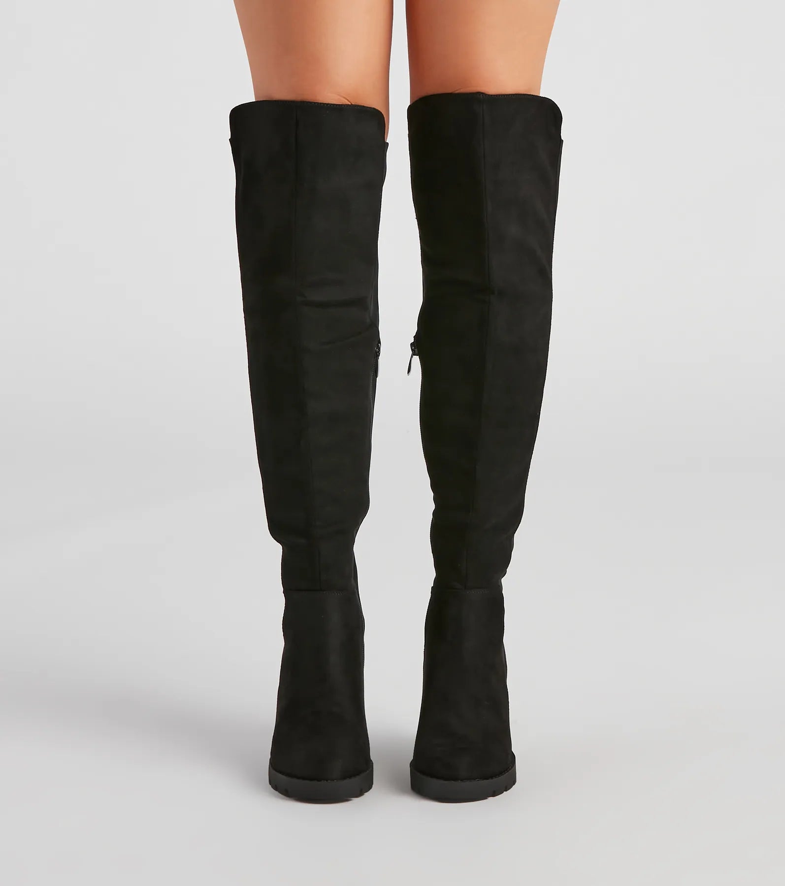 In Control Over The Knee Lug Boots - Image 2