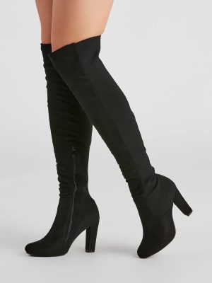 Effortlessly Chic Over-The-Knee Boots
