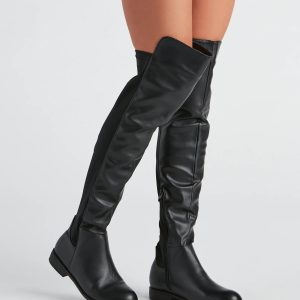 Walking Tall Over The Knee Boots
