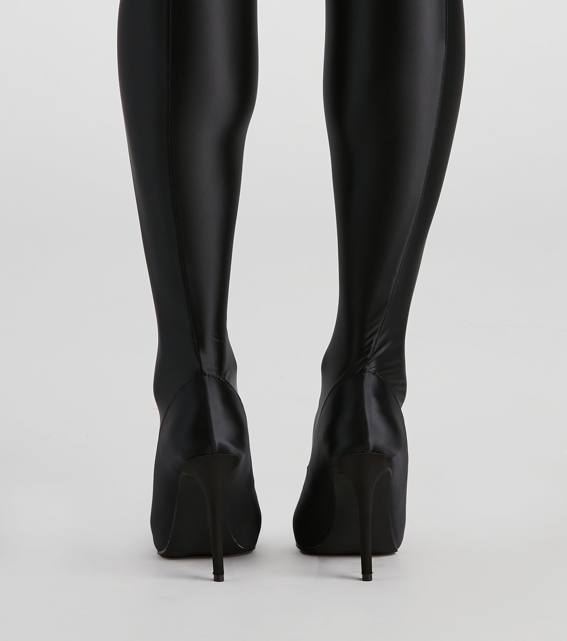 Runway Ready Legging Stiletto Boots - Image 8