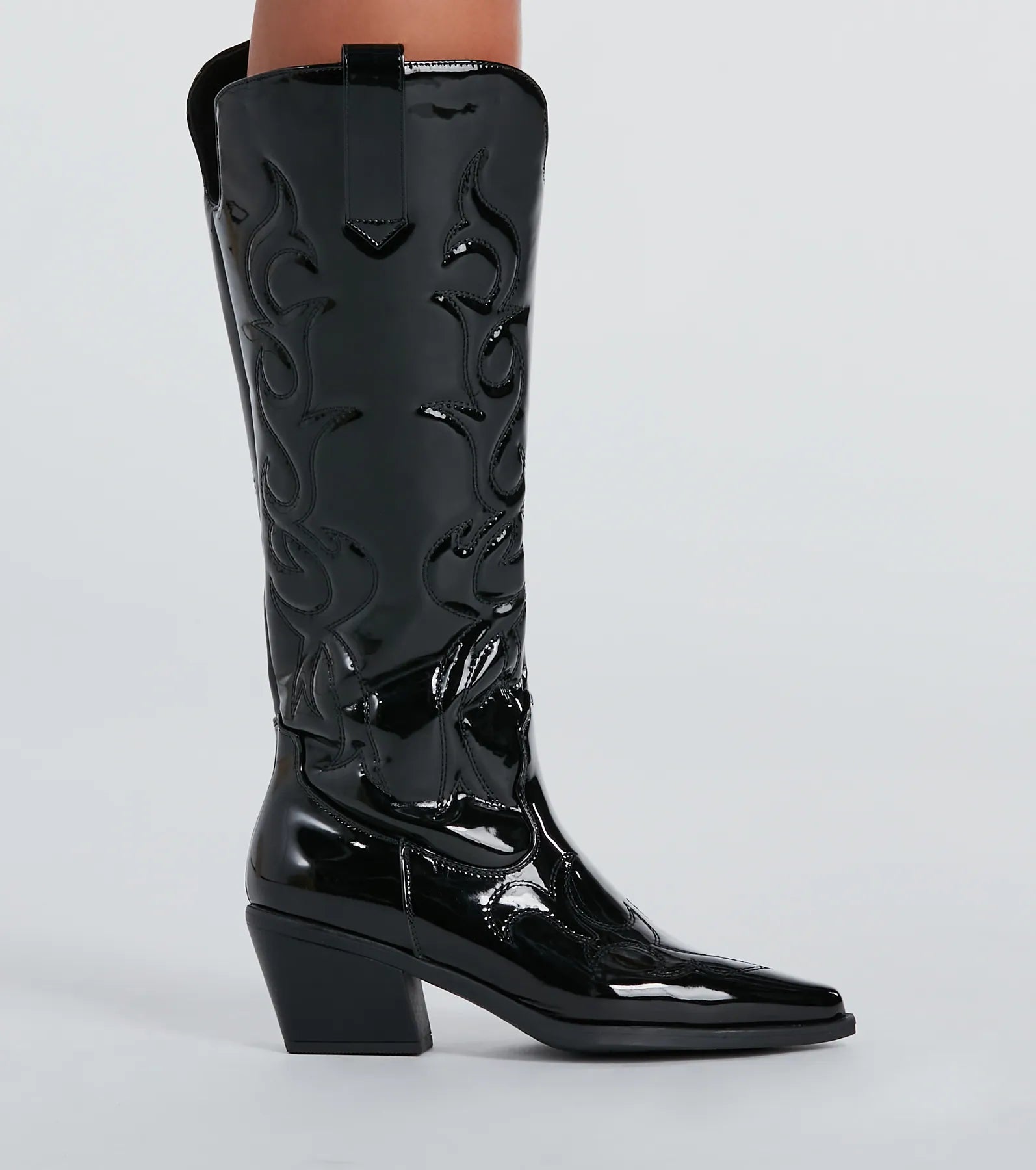 Giddy Up Gorgeous Patent Western Boots - Image 3