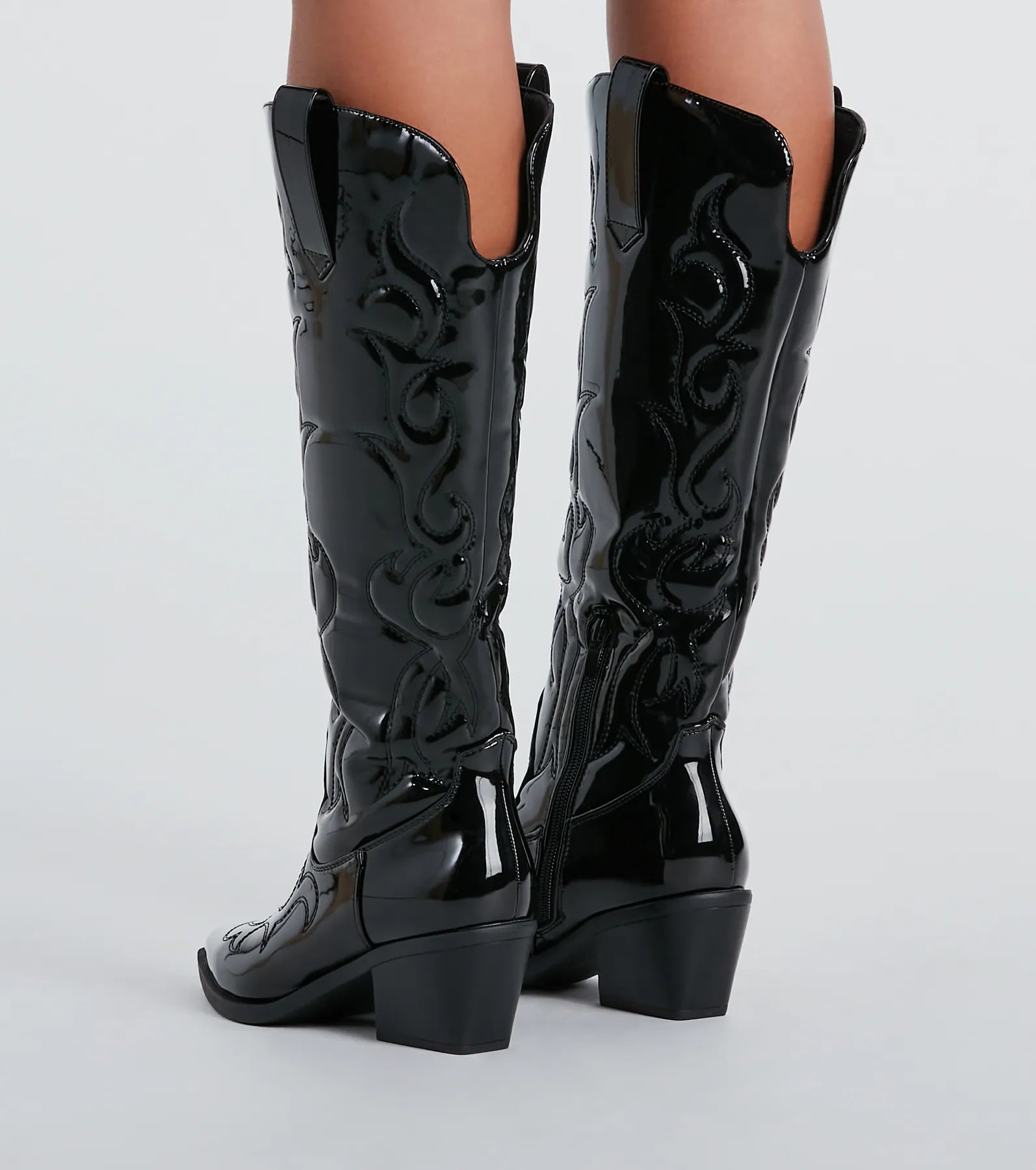 Giddy Up Gorgeous Patent Western Boots - Image 4