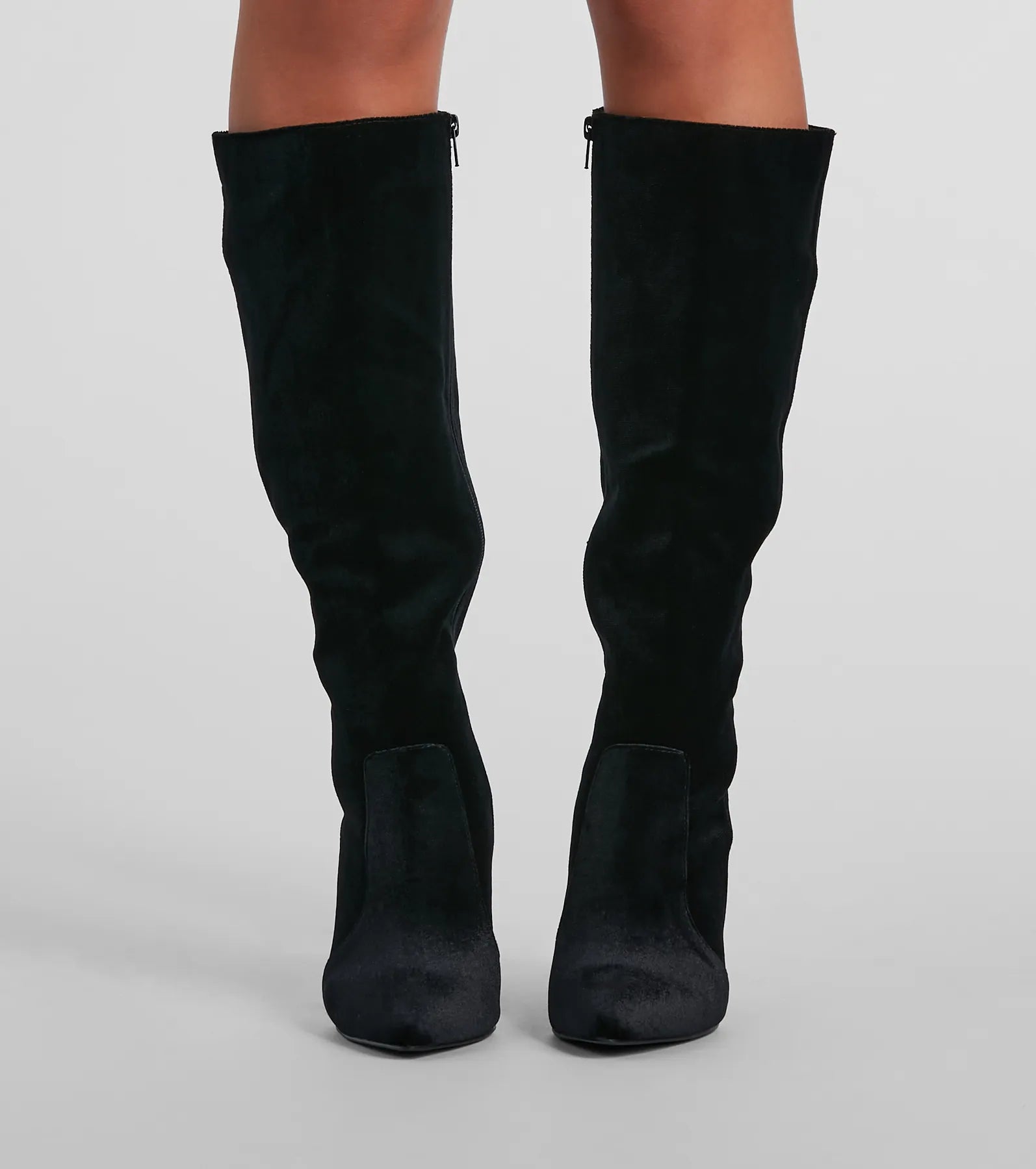 Such A Vibe Velvet Under-The-Knee Boots - Image 2
