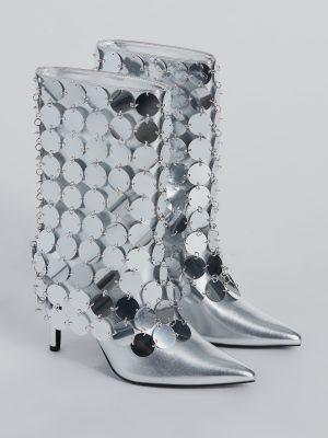 Flashy Glam Sequin Stiletto Boots