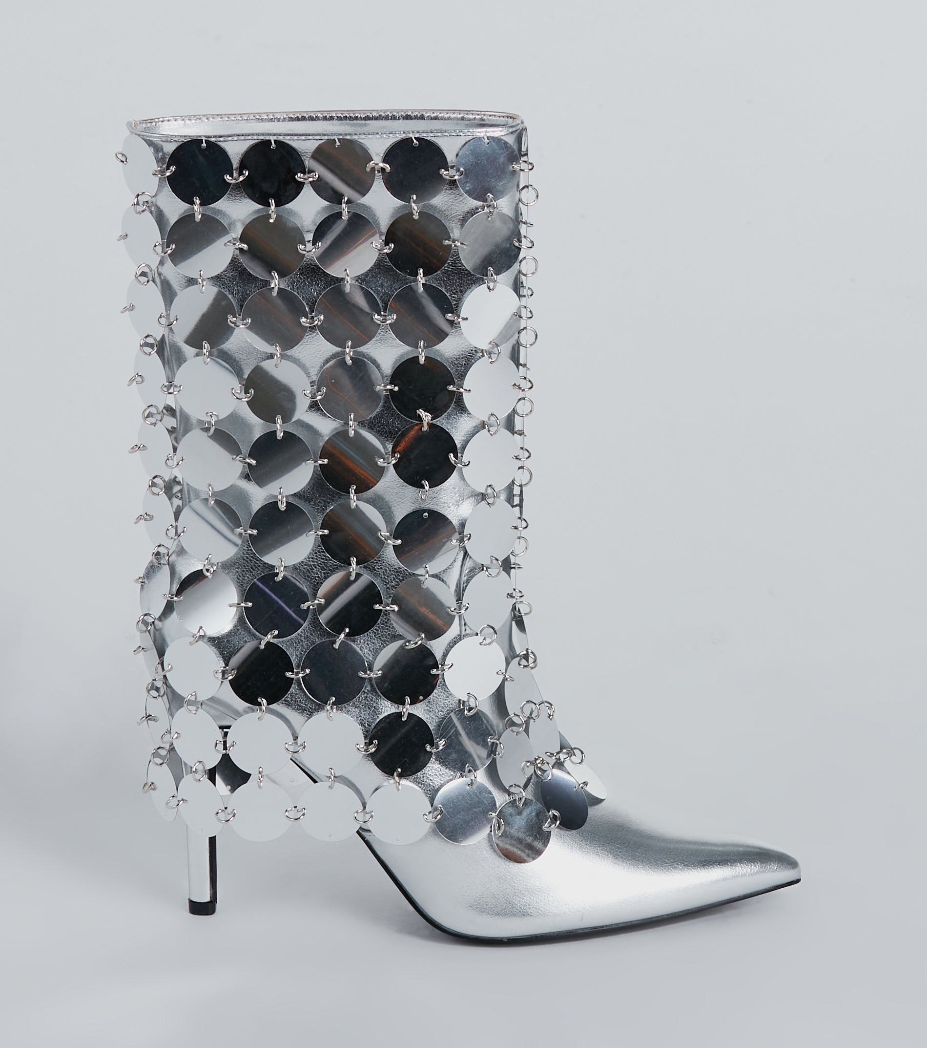 Flashy Glam Sequin Stiletto Boots - Image 6