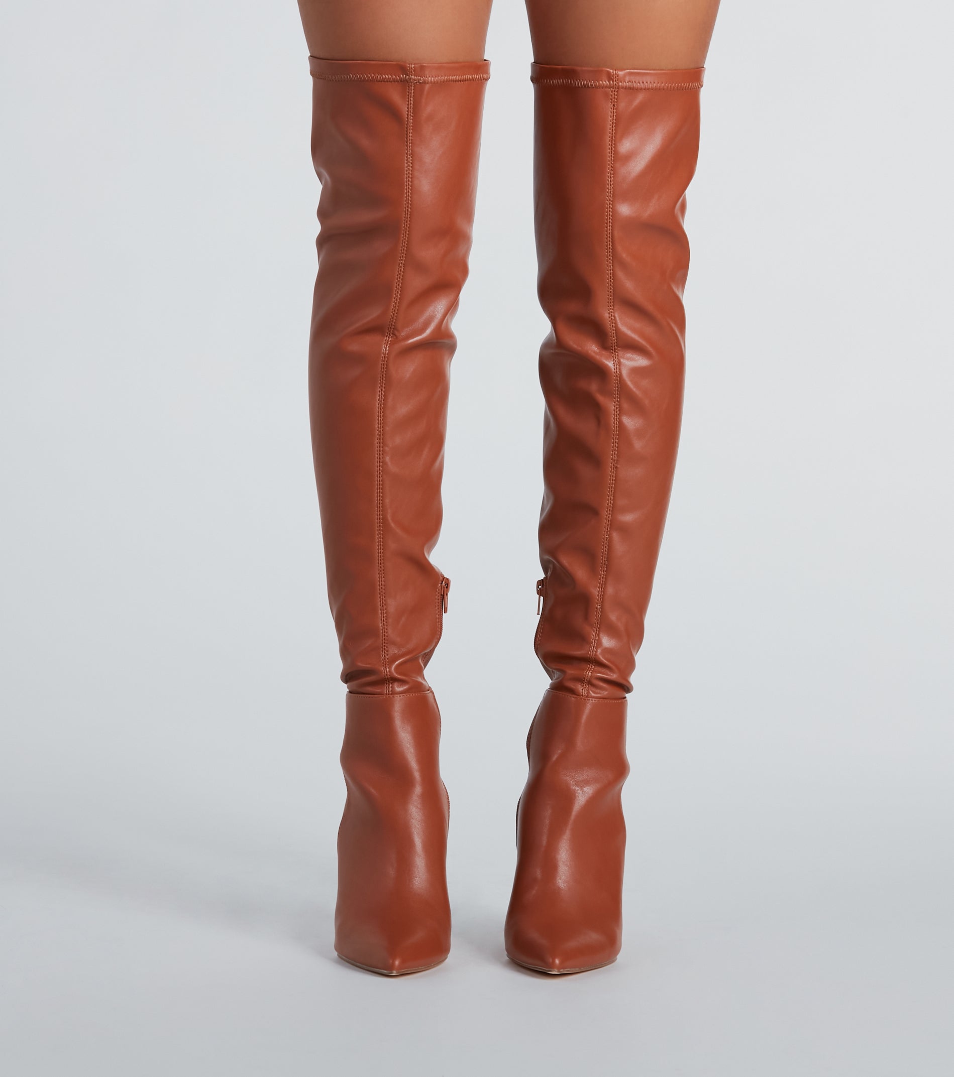 Standing Out Wedge Over-The-Knee Boots - Image 2