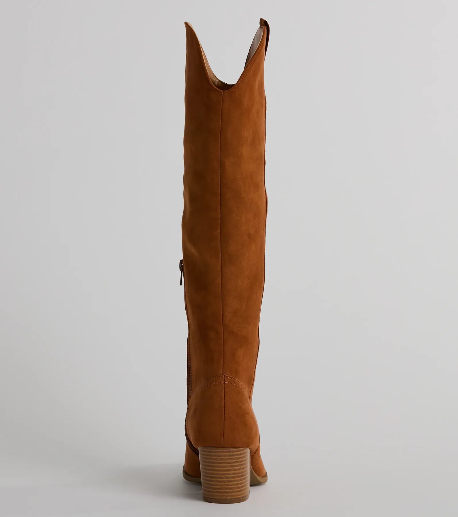 Kick Up The Dust Knee High Suede Western Boots - Image 4