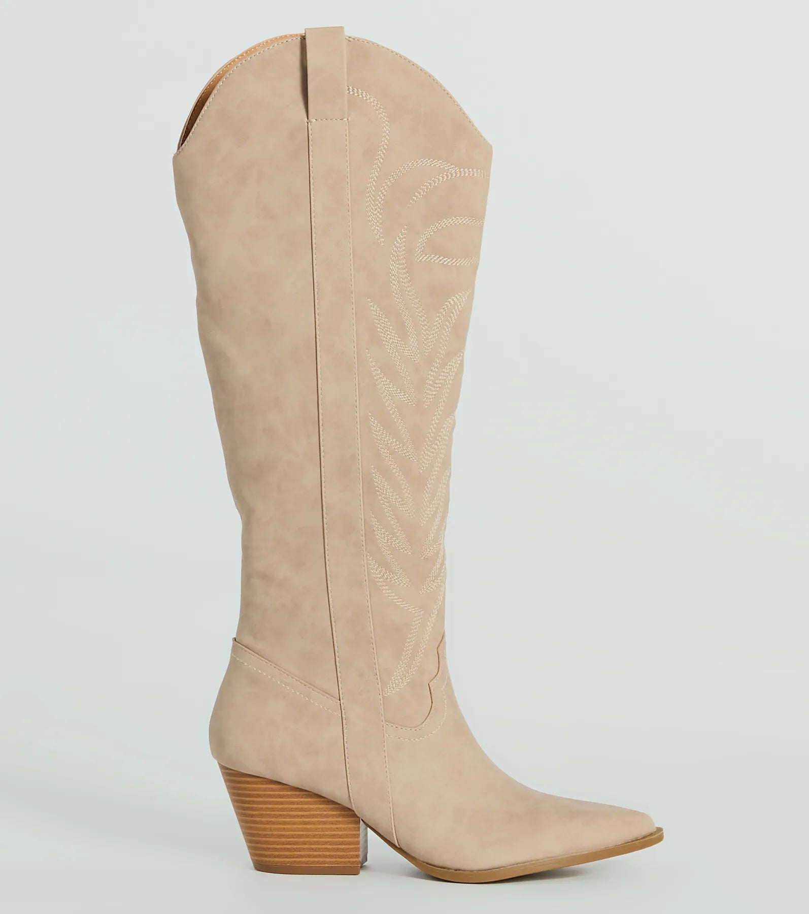 Kick Up The Dust Knee High Suede Western Boots - Image 7
