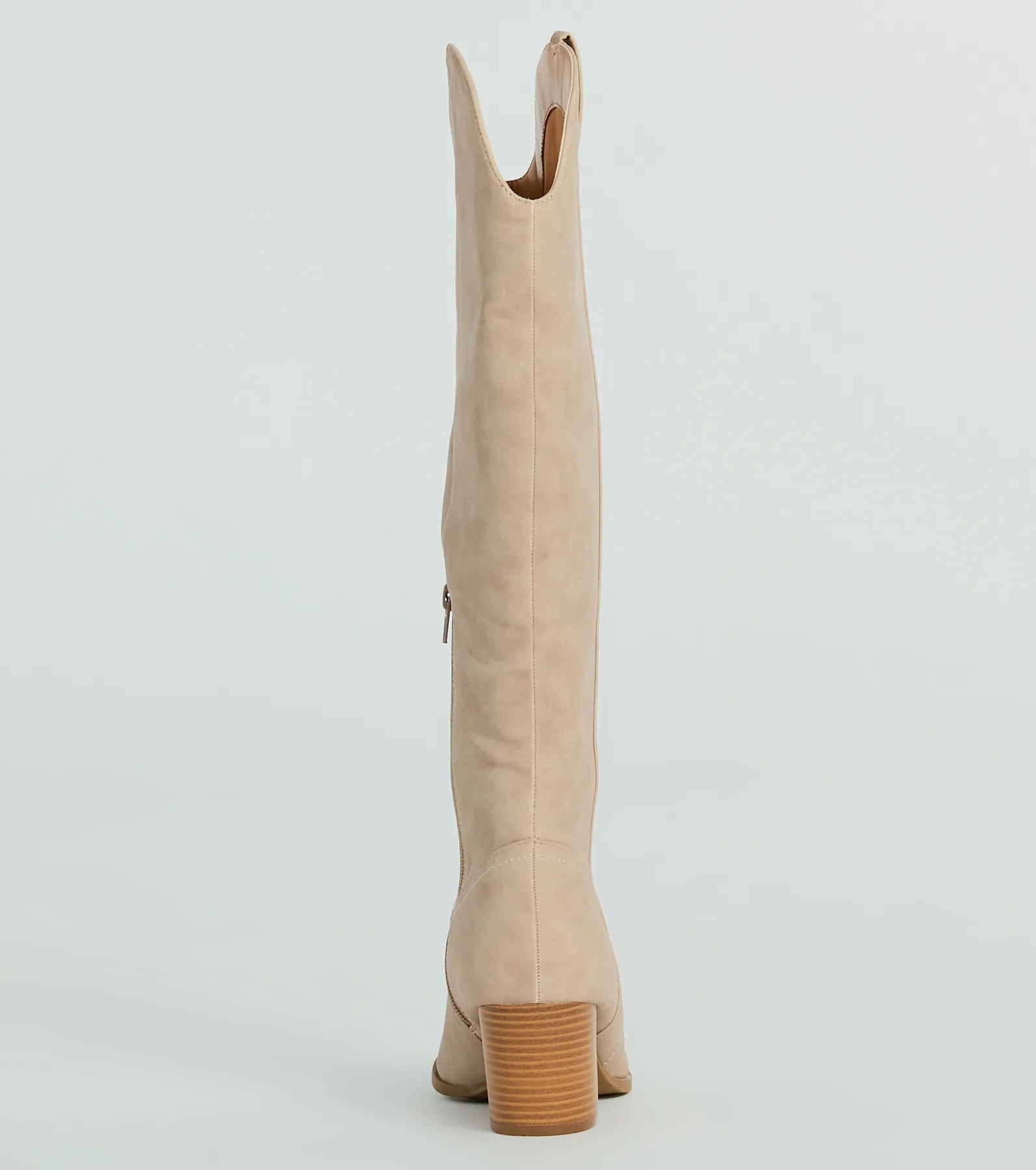 Kick Up The Dust Knee High Suede Western Boots - Image 9