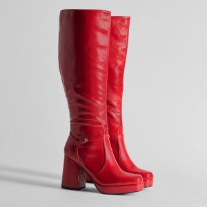 Made To Strut Faux Leather Under-The-Knee Boots