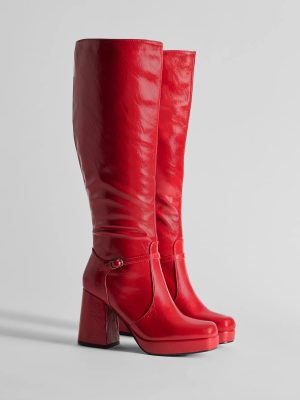 Made To Strut Faux Leather Under-The-Knee Boots
