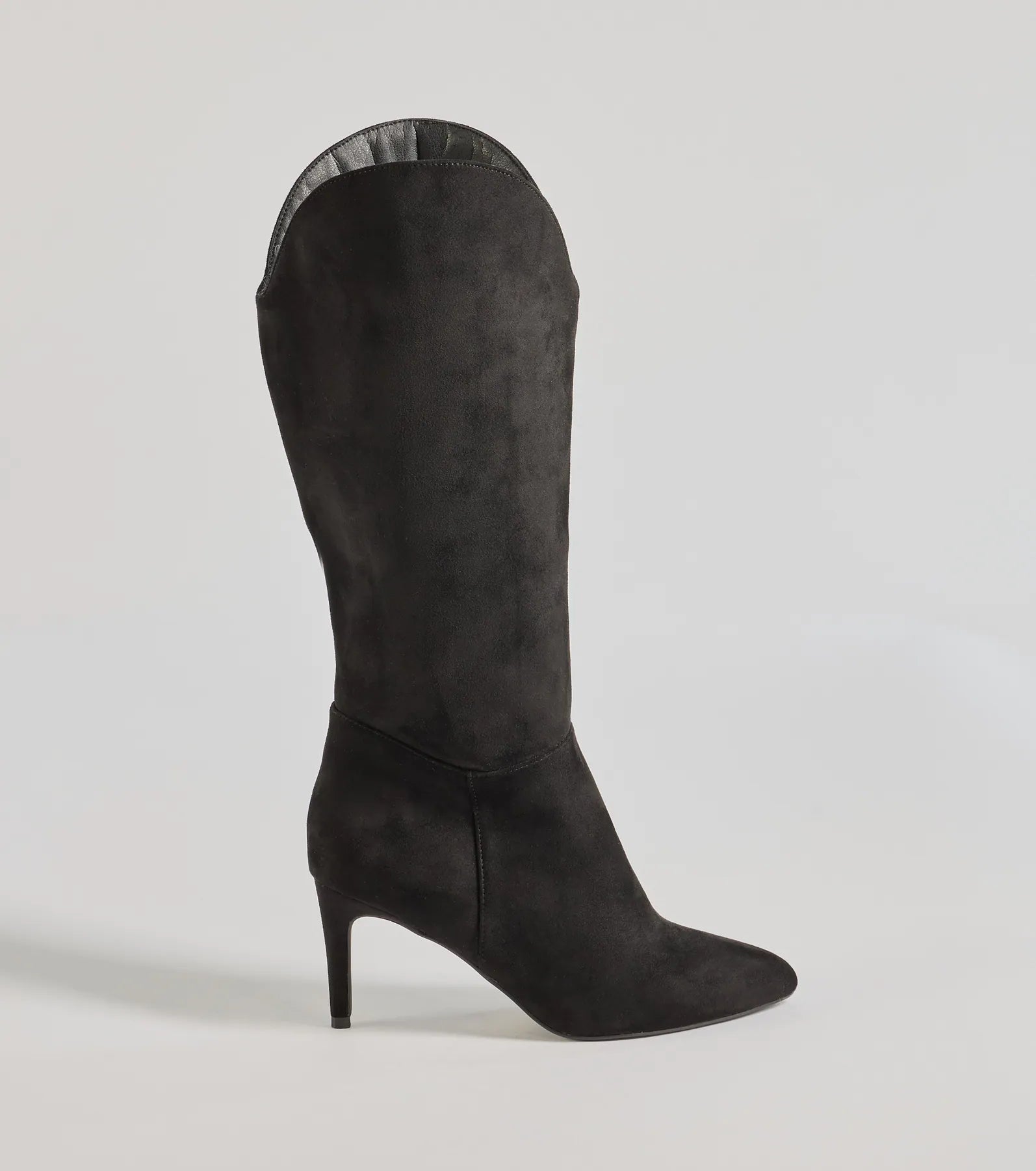 Time To Strut Under-The-Knee Stiletto Boots - Image 2